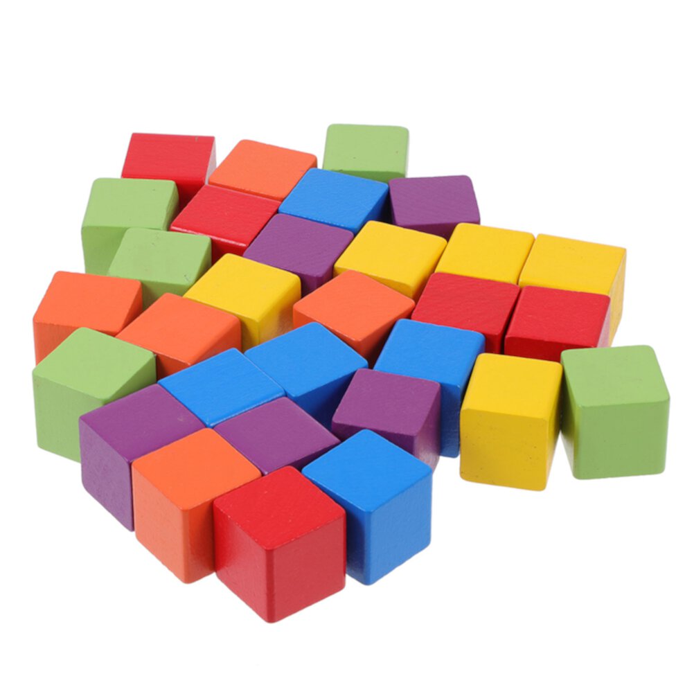 60pcs Colorful Cube Building Blocks Small Building Blocks Early Education Props PINXOR