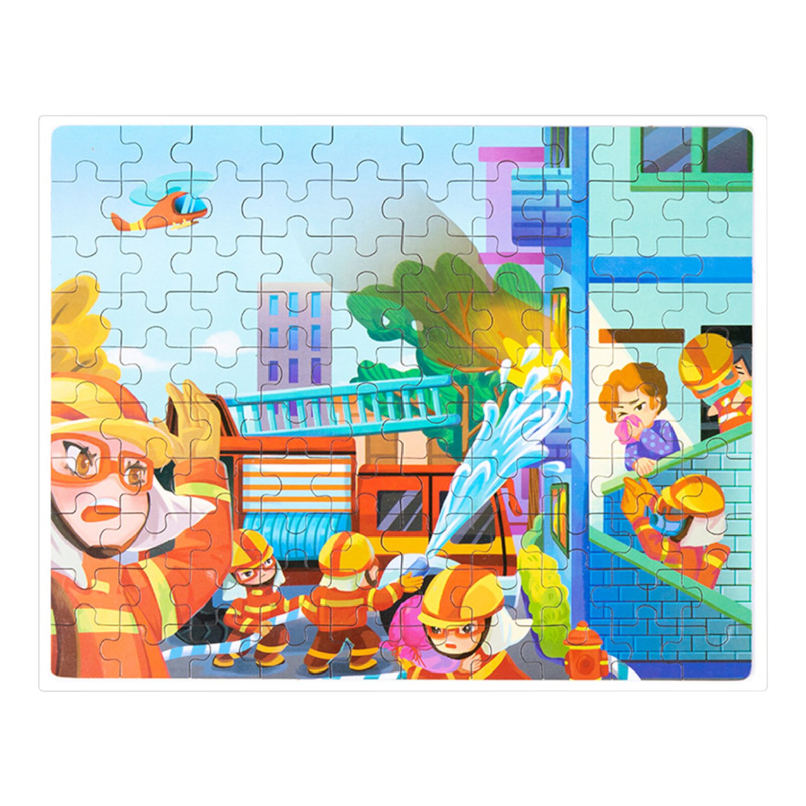 RRSCC Jigsaw puzzles for kids aged 4-8, 100 piece jigsaw puzzles for kids, educational jigsaw puzzles for kids, jigsaw puzzles in box, 100 piece kids jigsaw puzzle game toys for boys and girls RRSCC