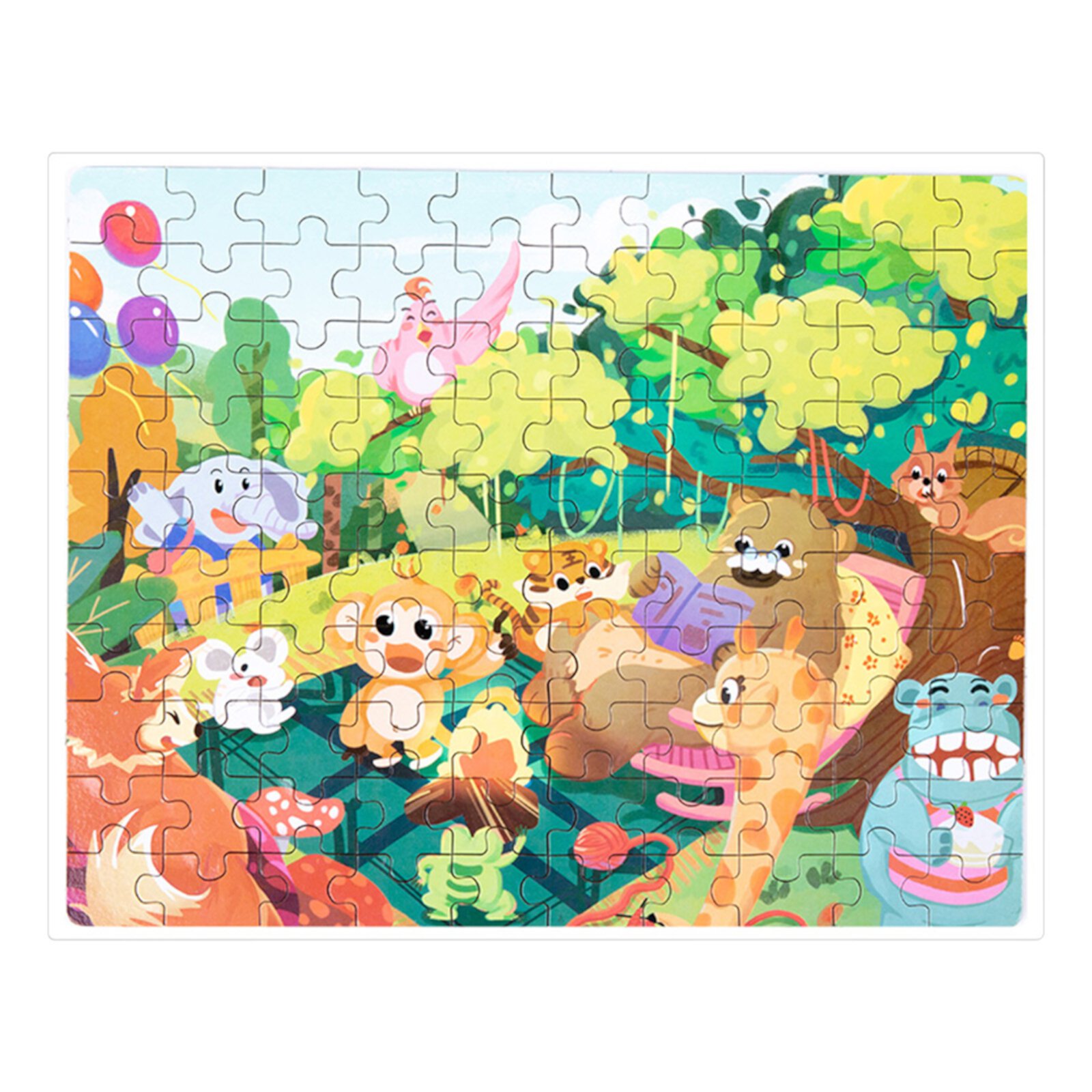 RRSCC Jigsaw puzzles for kids aged 4-8, 100 piece jigsaw puzzles for kids, educational jigsaw puzzles for kids, jigsaw puzzles in box, 100 piece kids jigsaw puzzle game toys for boys and girls RRSCC