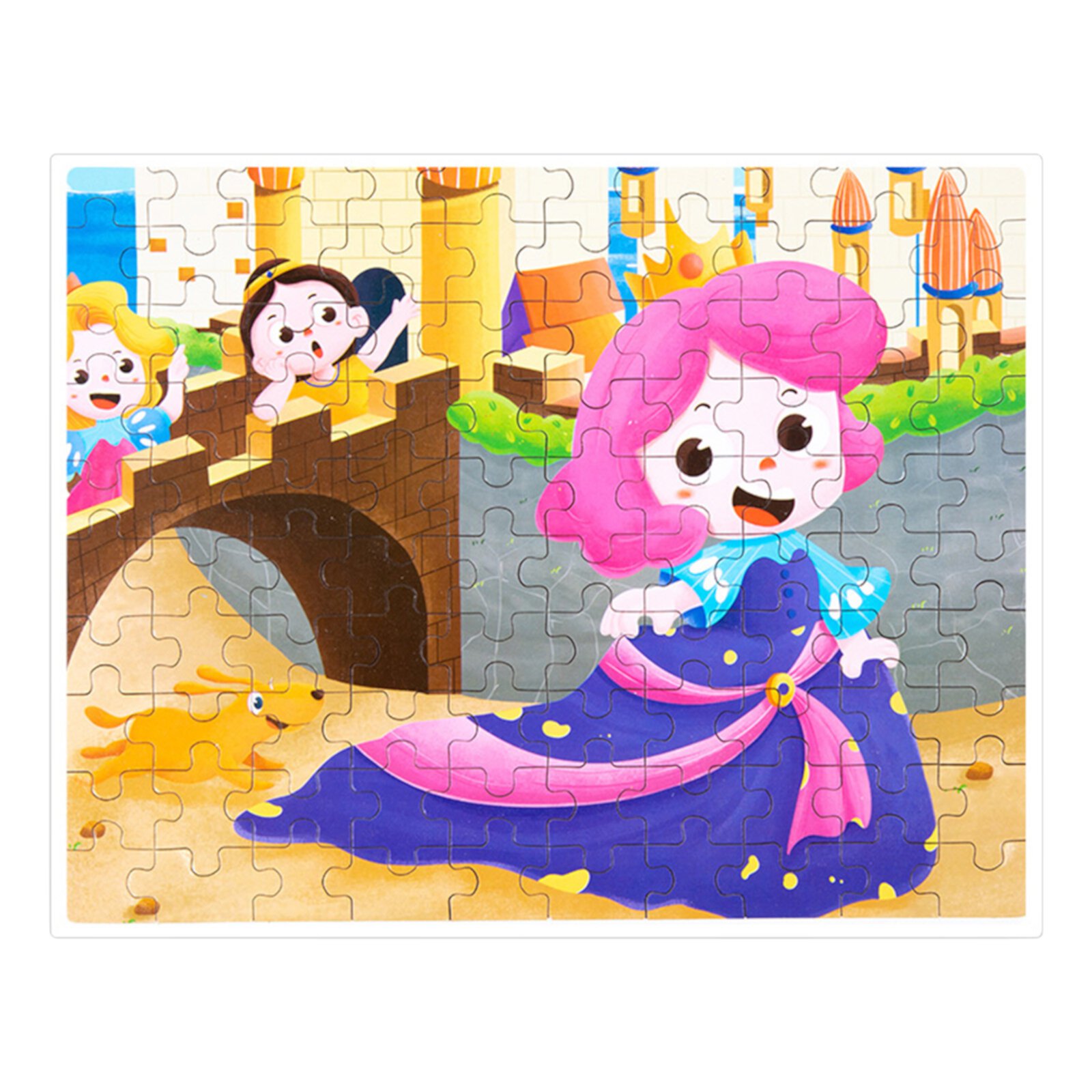 RRSCC Jigsaw puzzles for kids aged 4-8, 100 piece jigsaw puzzles for kids, educational jigsaw puzzles for kids, jigsaw puzzles in box, 100 piece kids jigsaw puzzle game toys for boys and girls RRSCC