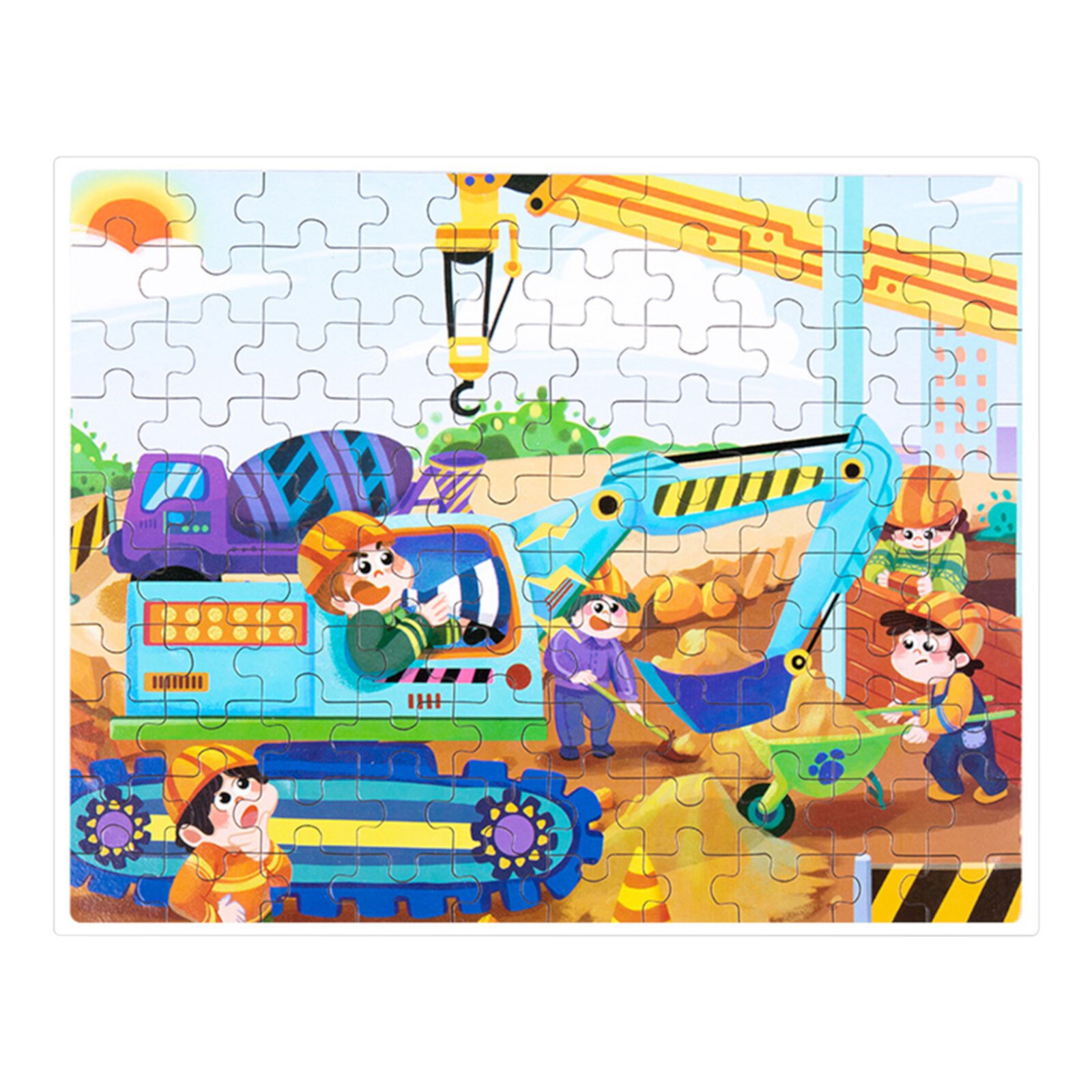 RRSCC Jigsaw puzzles for kids aged 4-8, 100 piece jigsaw puzzles for kids, educational jigsaw puzzles for kids, jigsaw puzzles in box, 100 piece kids jigsaw puzzle game toys for boys and girls RRSCC