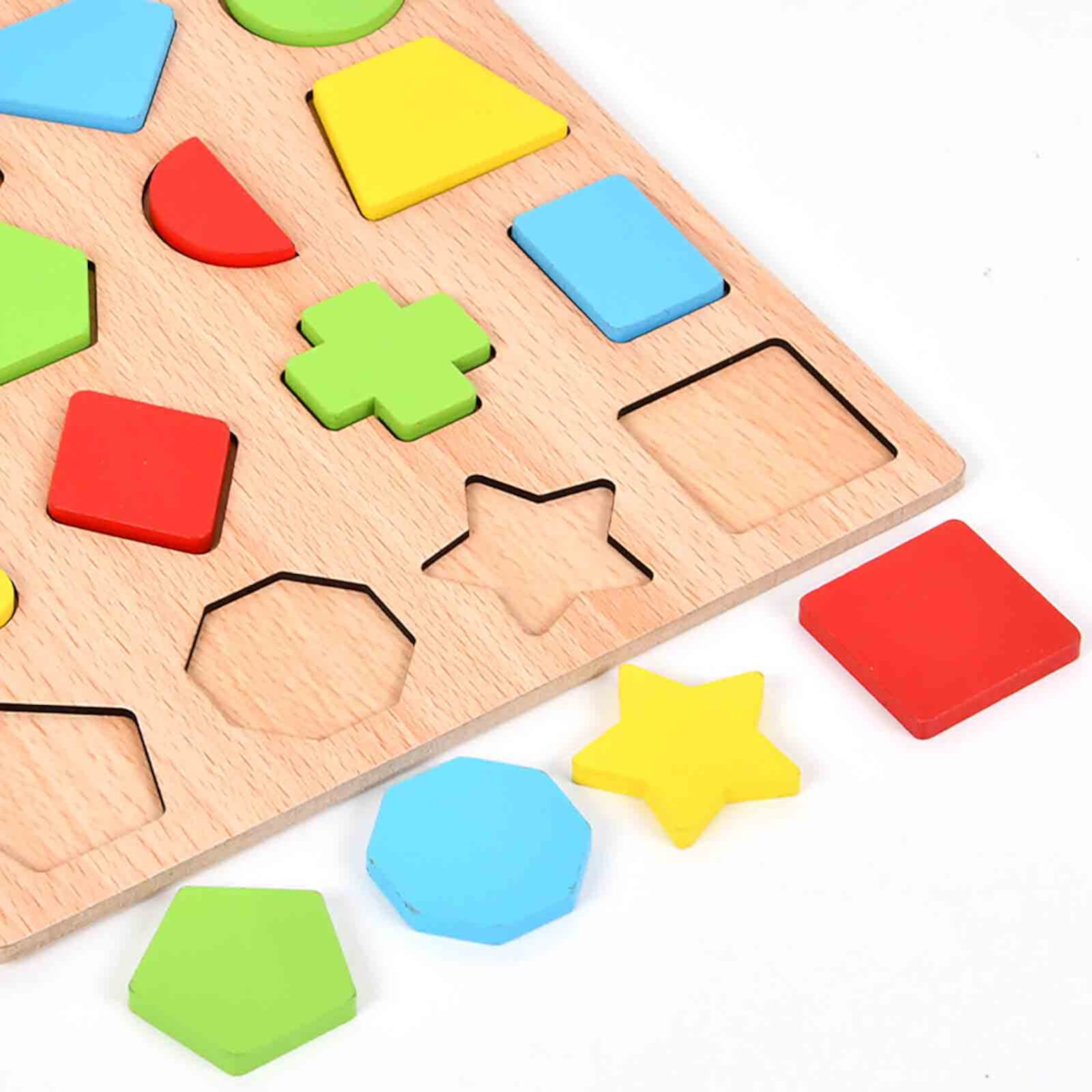 SDJMa Wooden Puzzles for Toddlers, Wooden Number 0-9 Sorting Puzzles Board Montessori Toy, Educational Early Learning Toy Gift for Preschool 3 4 5 Year Old Kids Boys Girls SDJMA