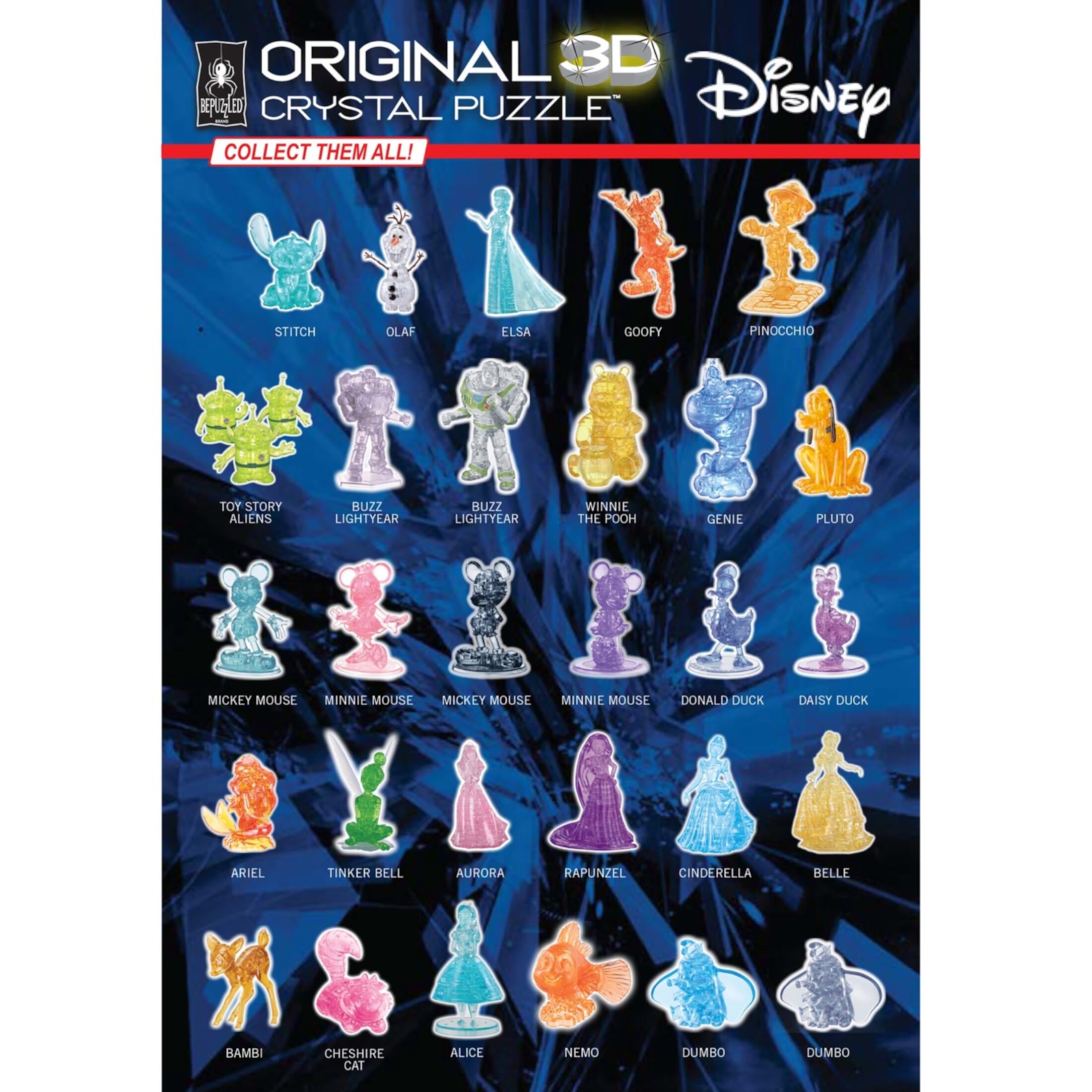 Captain Hook Original 3D Crystal Puzzles from BePuzzled, Ages 12 and Up Original 3D Crystal Puzzles