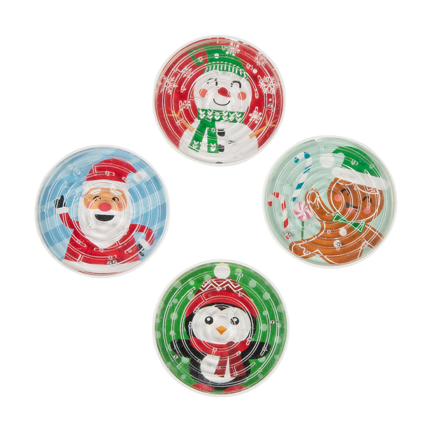 Christmas Character Maze Puzzles - 24 Pieces Fun Express