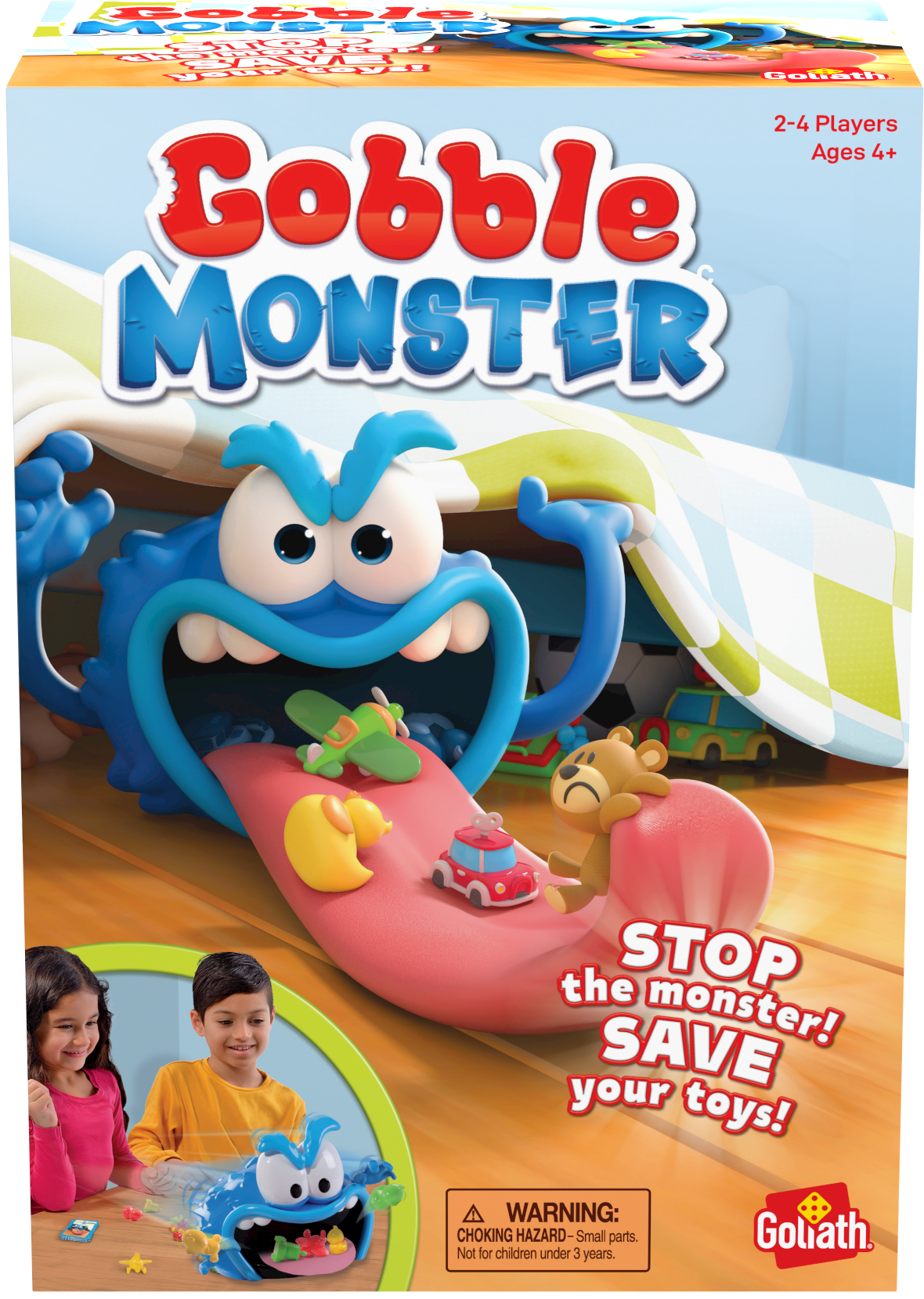 Goliath Gobble Monster Game - Save Your Toys From the Monster's tongue Before It's too Late Goliath