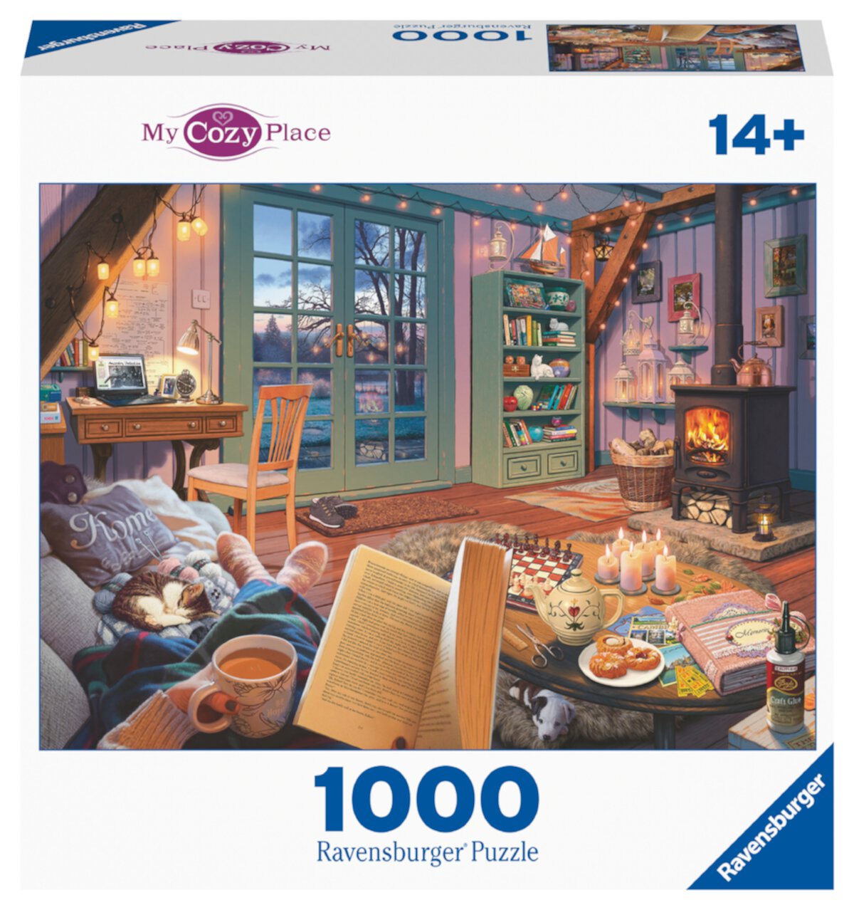 Ravensburger Cozy Retreat Adult Jigsaw Puzzle | 1000 pc Ravensburger