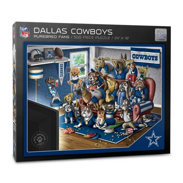 YouTheFan NFL Dallas Cowboys Purebred Fans Nailbiter Puzzle - 500 PC YouTheFan