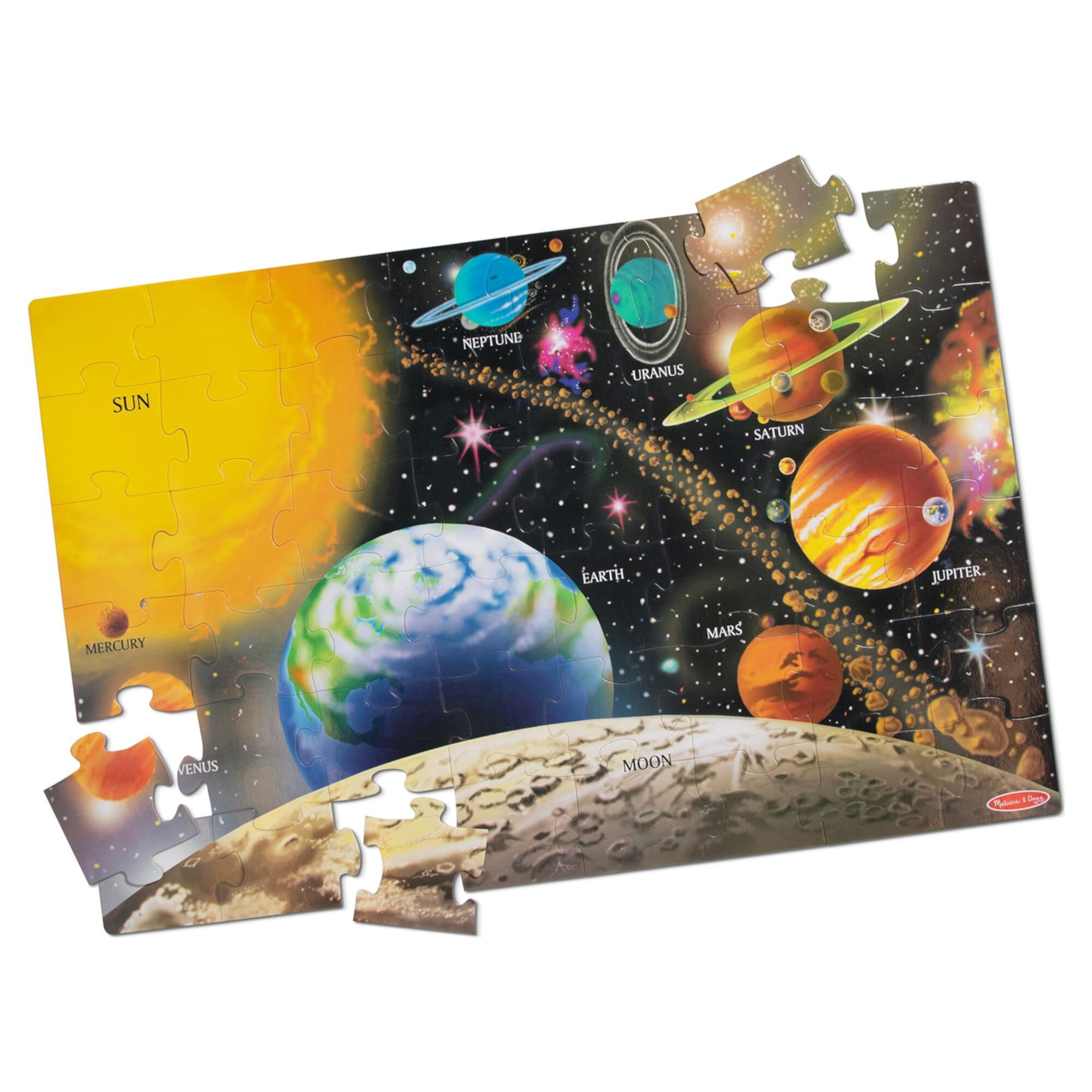 Melissa & Doug Solar System Floor Puzzle (48 pcs, 2 x 3 Feet) - FSC Certified Melissa & Doug