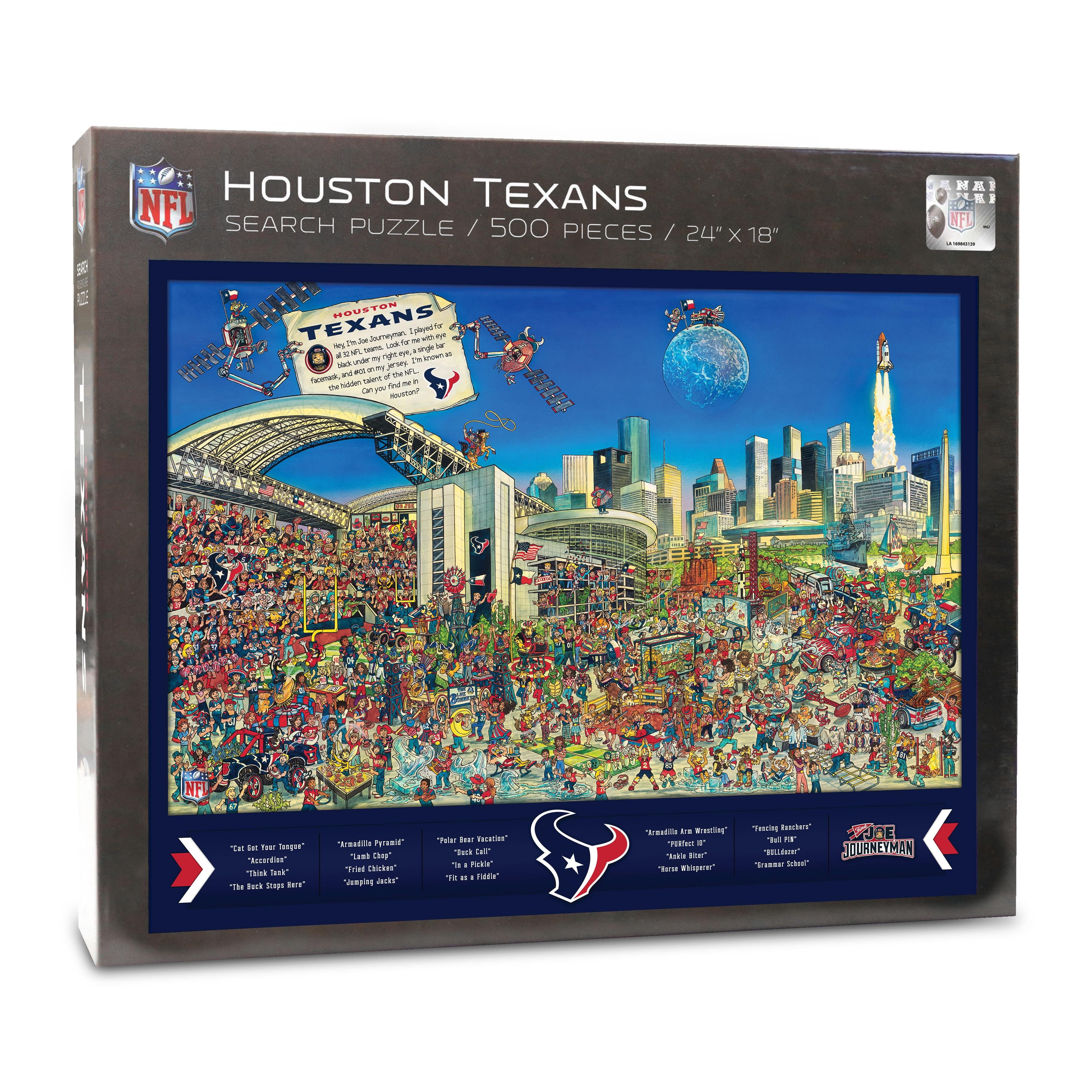 Houston Texans 500-Piece Joe Journeyman Puzzle YouTheFan