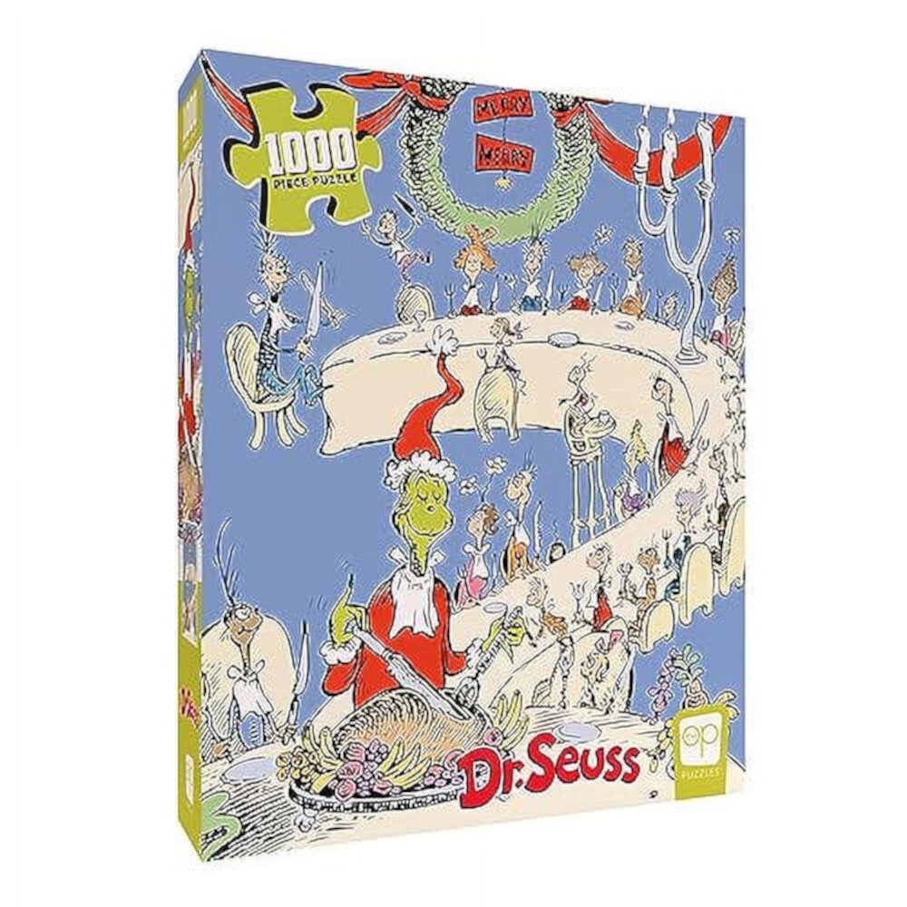 USAopoly Dr. Suess The Grinch Feast 1000 Piece 19 x 27-inch Jigsaw Puzzle USAopoly