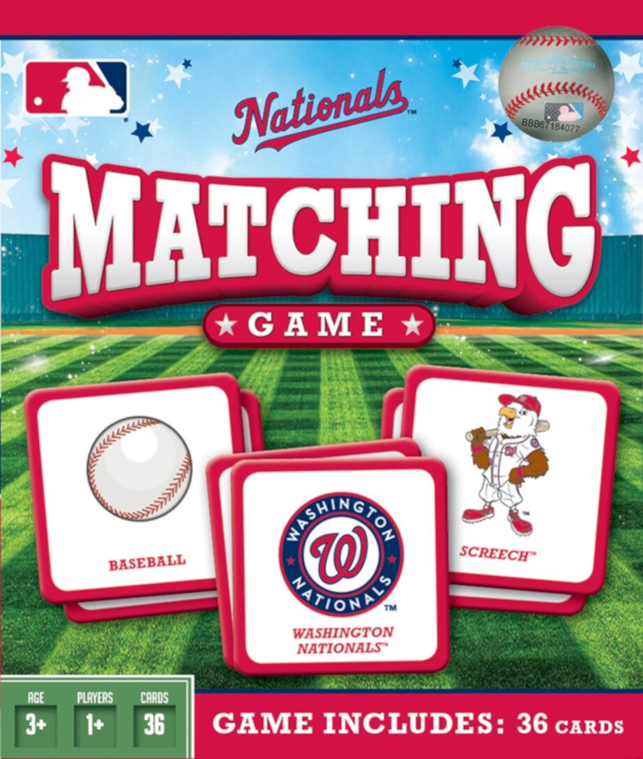 MasterPieces Officially Licensed MLB Minnesota Twins Matching Game for Kids and Families MasterPieces