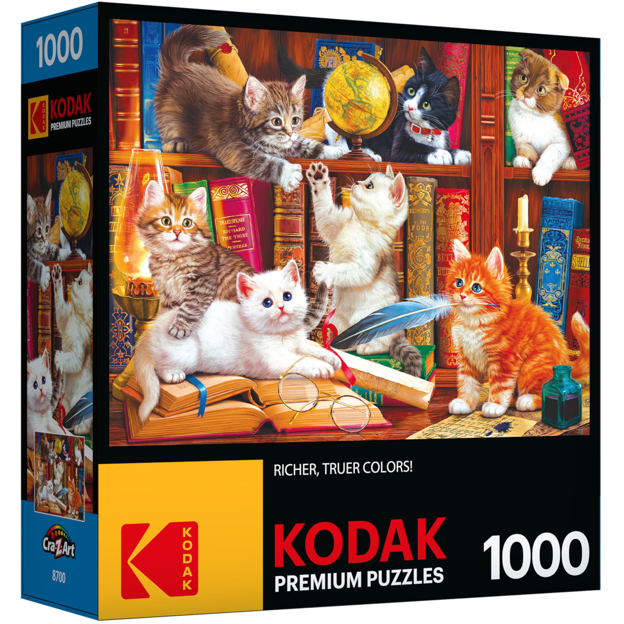 RoseArt: Kodak Premium Library Mischief Puzzle, 1000 Pieces Cra-Z-Art