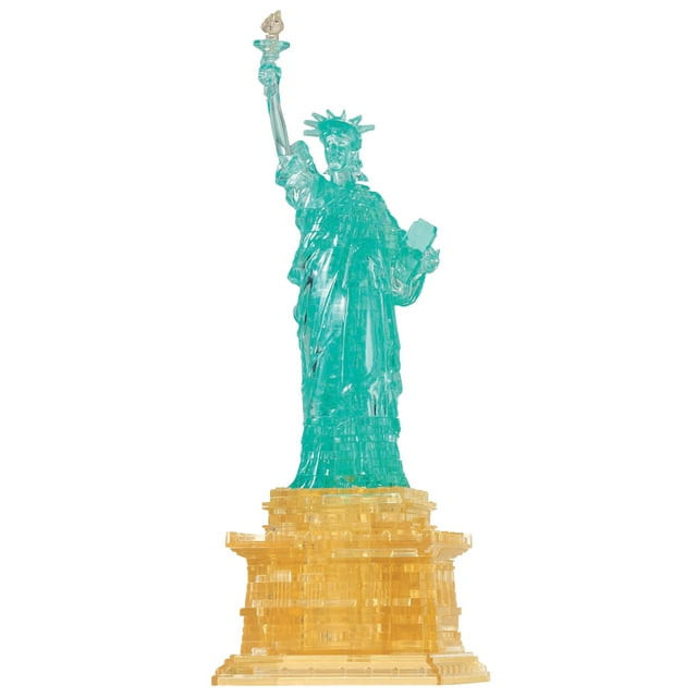 Statue of Liberty Original 3D Crystal Puzzle from BePuzzled, Ages 12 and Up Original 3D Crystal Puzzles