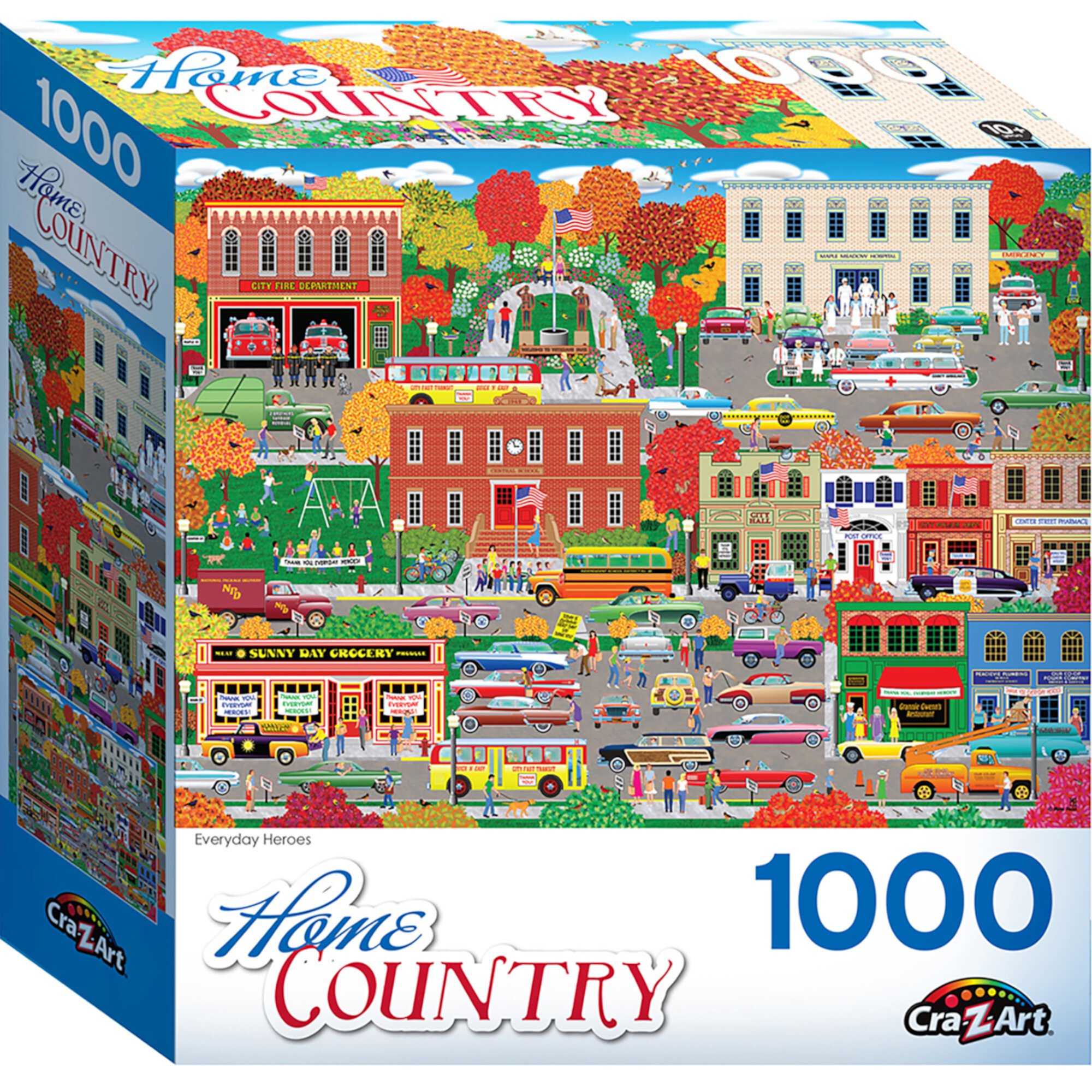 RoseArt: Home Country Everyday Heroes Puzzle, 1000 Pieces Cra-Z-Art