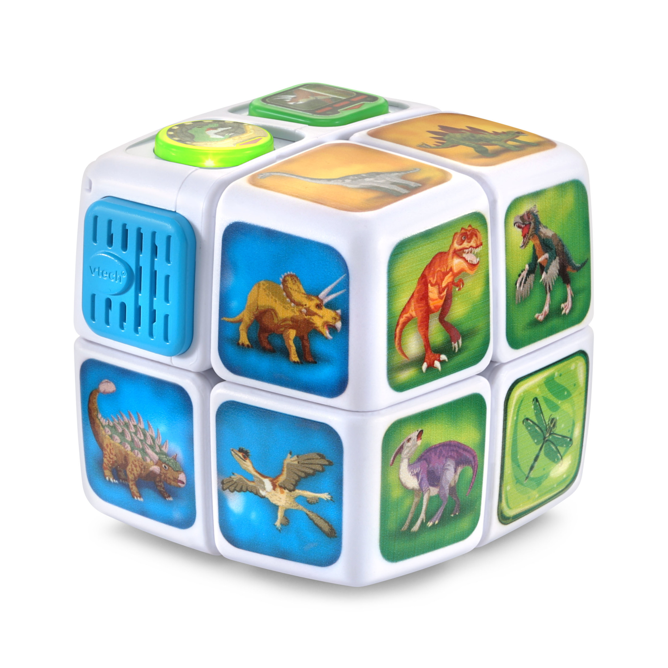 VTech Twist Adventures Dino Discoveries Puzzle Cubes with Accessories Included, Baby and Toddler Toys Visit the VTech Store