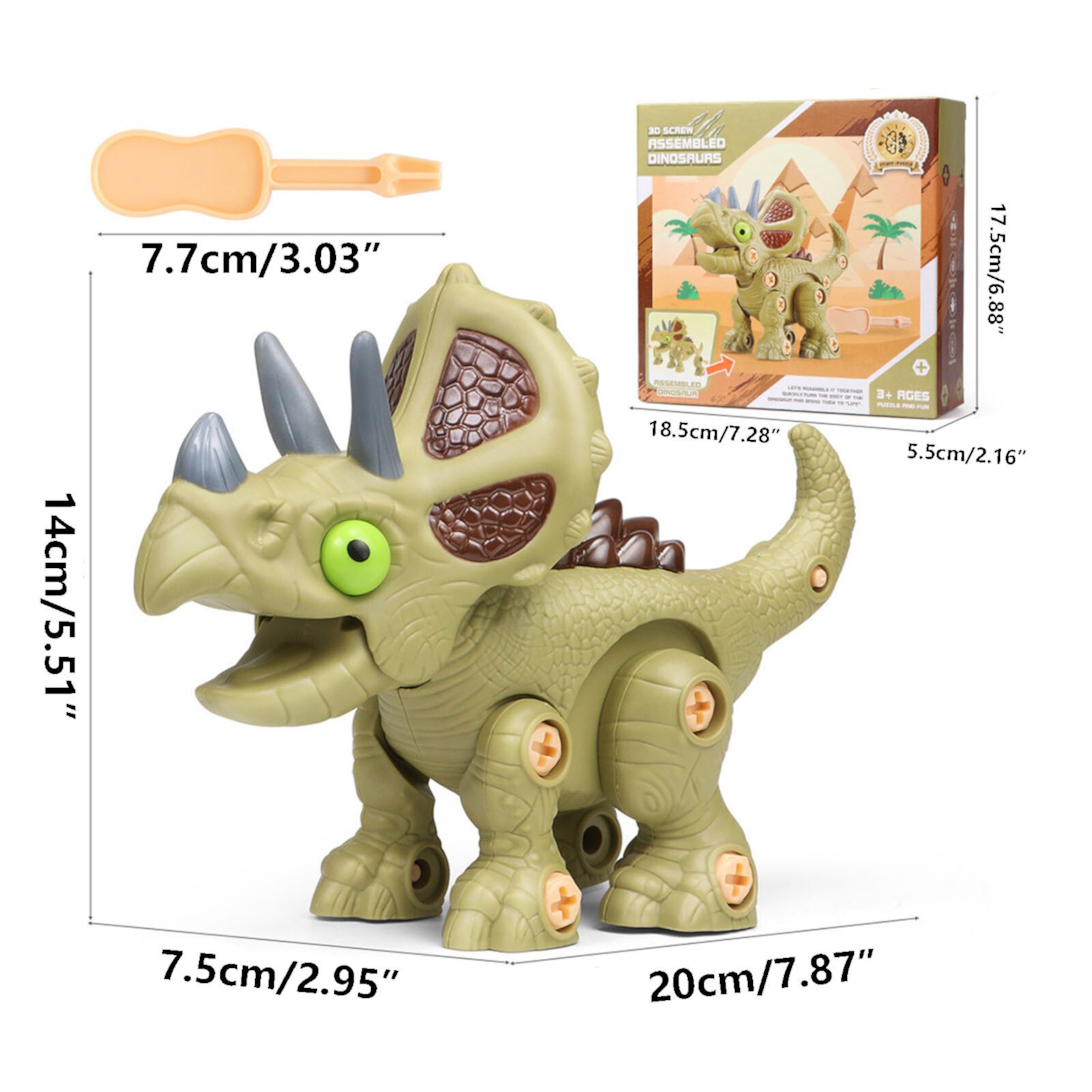 Dinosaur Toys for Kids, Take Apart Dinosaur Toys with Electric Drill for 3 4 5 6 7 8Year Old Boys and Girls, STEM Construction Building Play Toy for Christmas Birthday Gifts WtZbdo