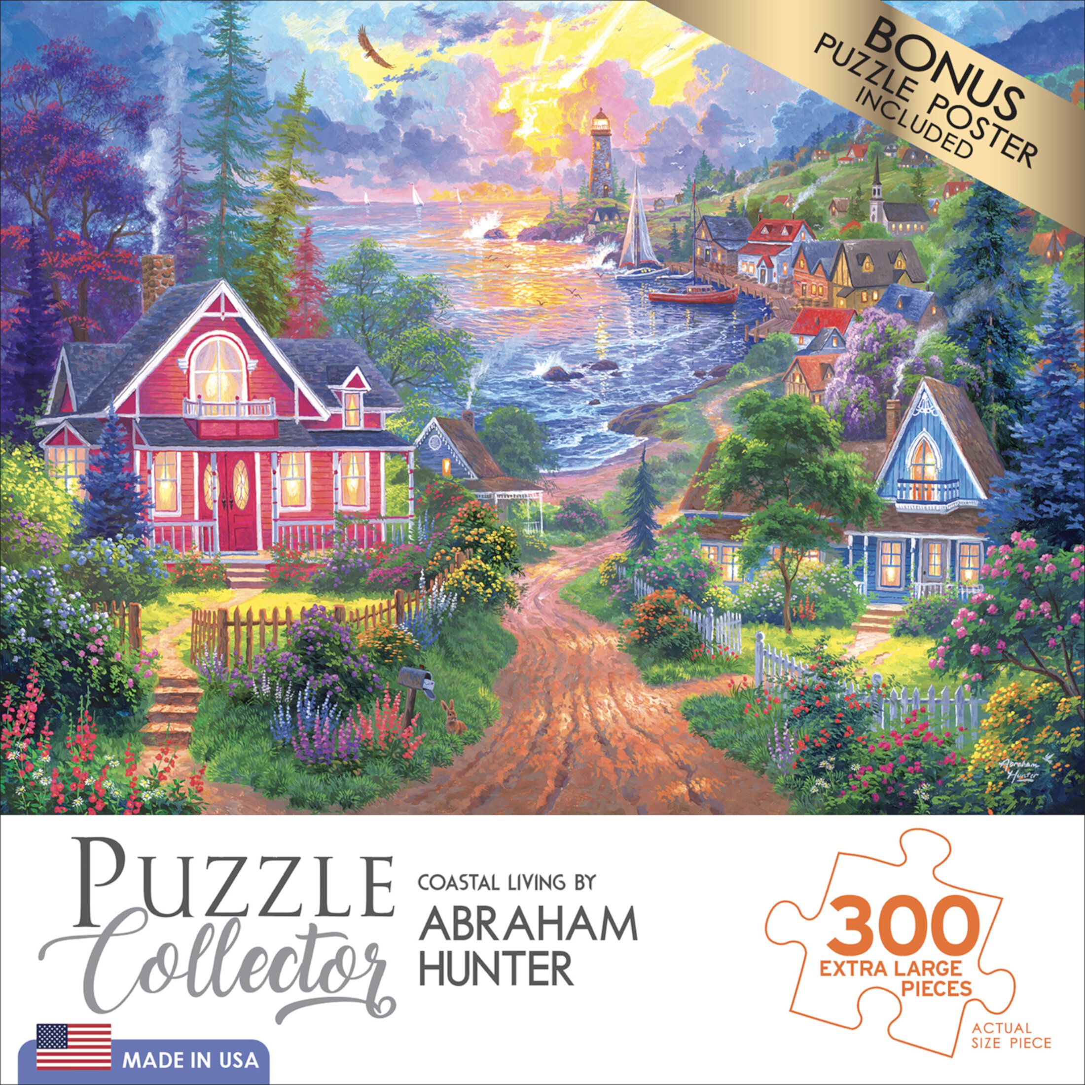 Cra-Z-Art Puzzle Collector 300-Piece Coastal Living Jigsaw Puzzle Cra-Z-Art