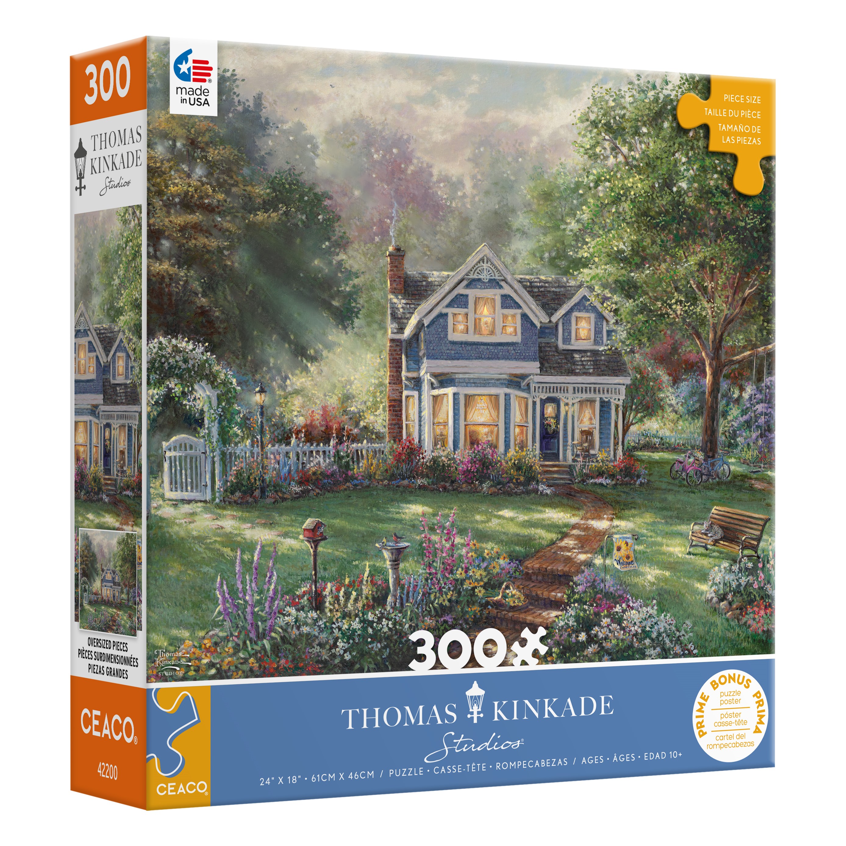 Ceaco Springtime Memories Gail Marie Barros 300 Piece Interlocking Jigsaw Puzzle Ceaco