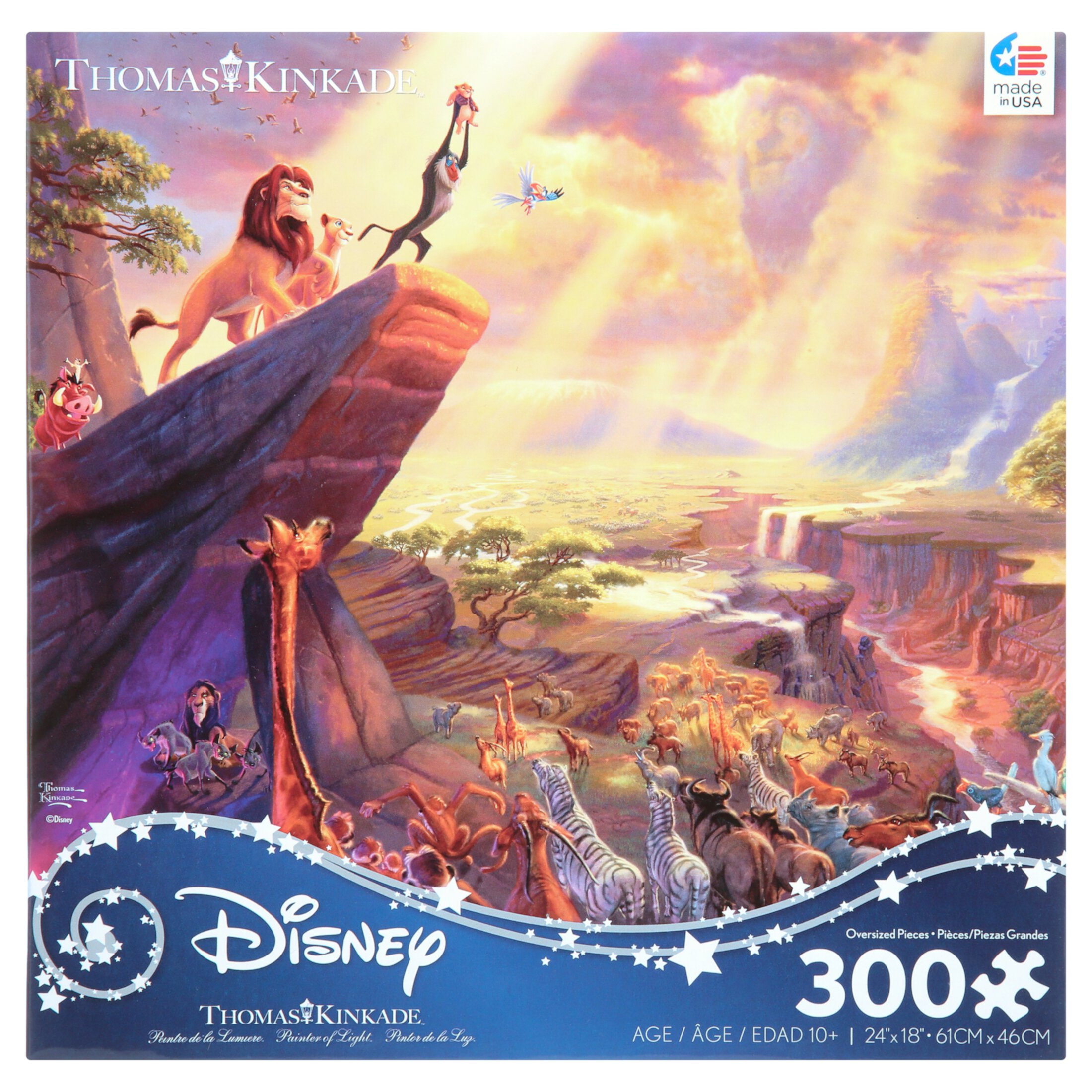 Ceaco Lion King Disney 300 Piece Interlocking Jigsaw Puzzle Ceaco