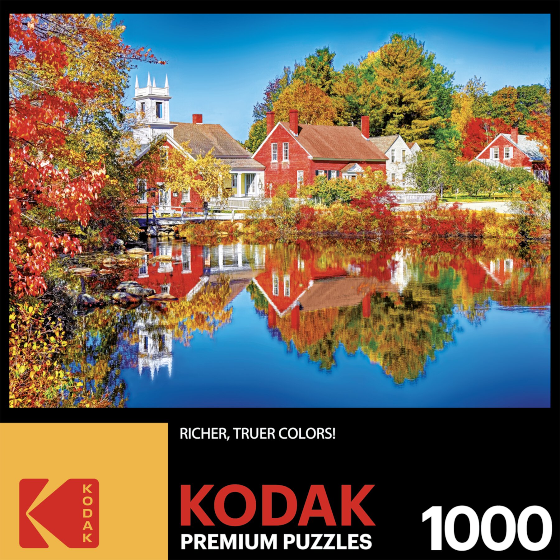 Cra-Z-Art Kodak 1000-Piece Autumn in Harrisville, New Hampshire Jigsaw Puzzle Cra-Z-Art