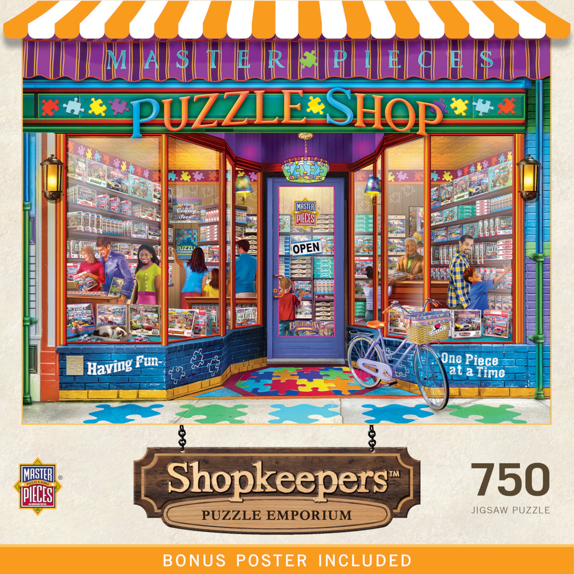 MasterPieces 750 Piece Jigsaw Puzzle for Adults - Puzzle Emporium - 18"x24" Visit the MasterPieces Store