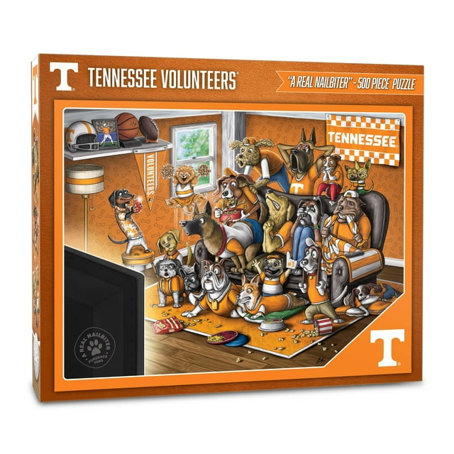 YouTheFan NCAA Tennessee Volunteers Purebred Fans Nailbiter Puzzle - 500 PC YouTheFan