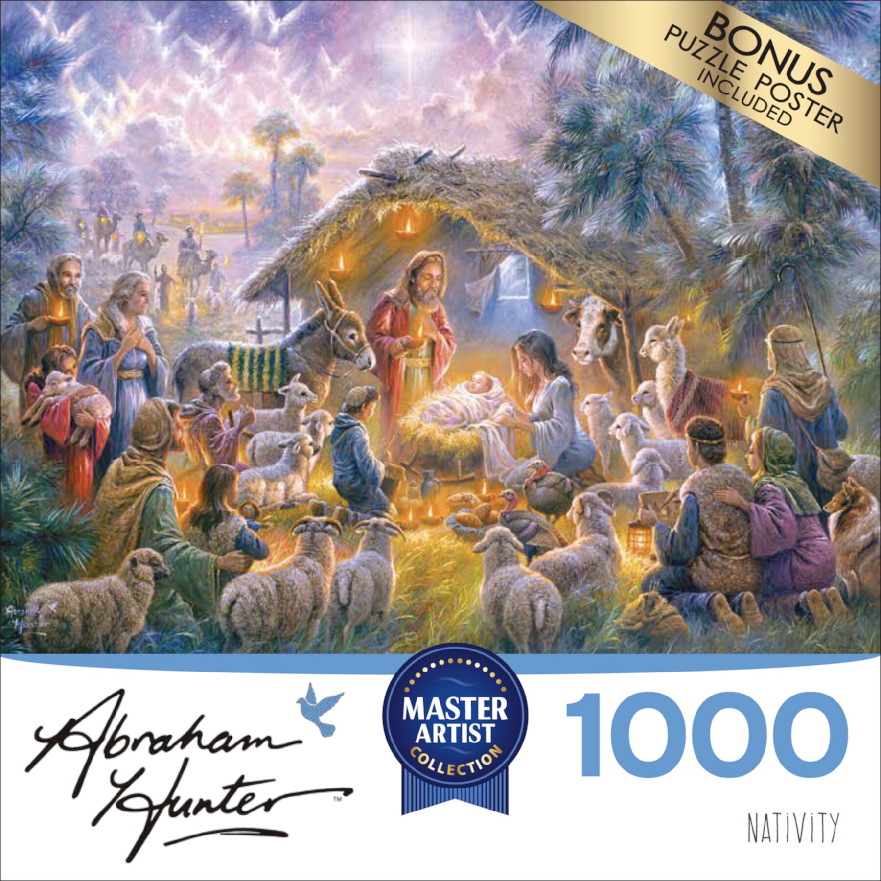 Cra-Z-Art Abraham Hunter 1000-Piece Nativity Jigsaw Puzzle Cra-Z-Art