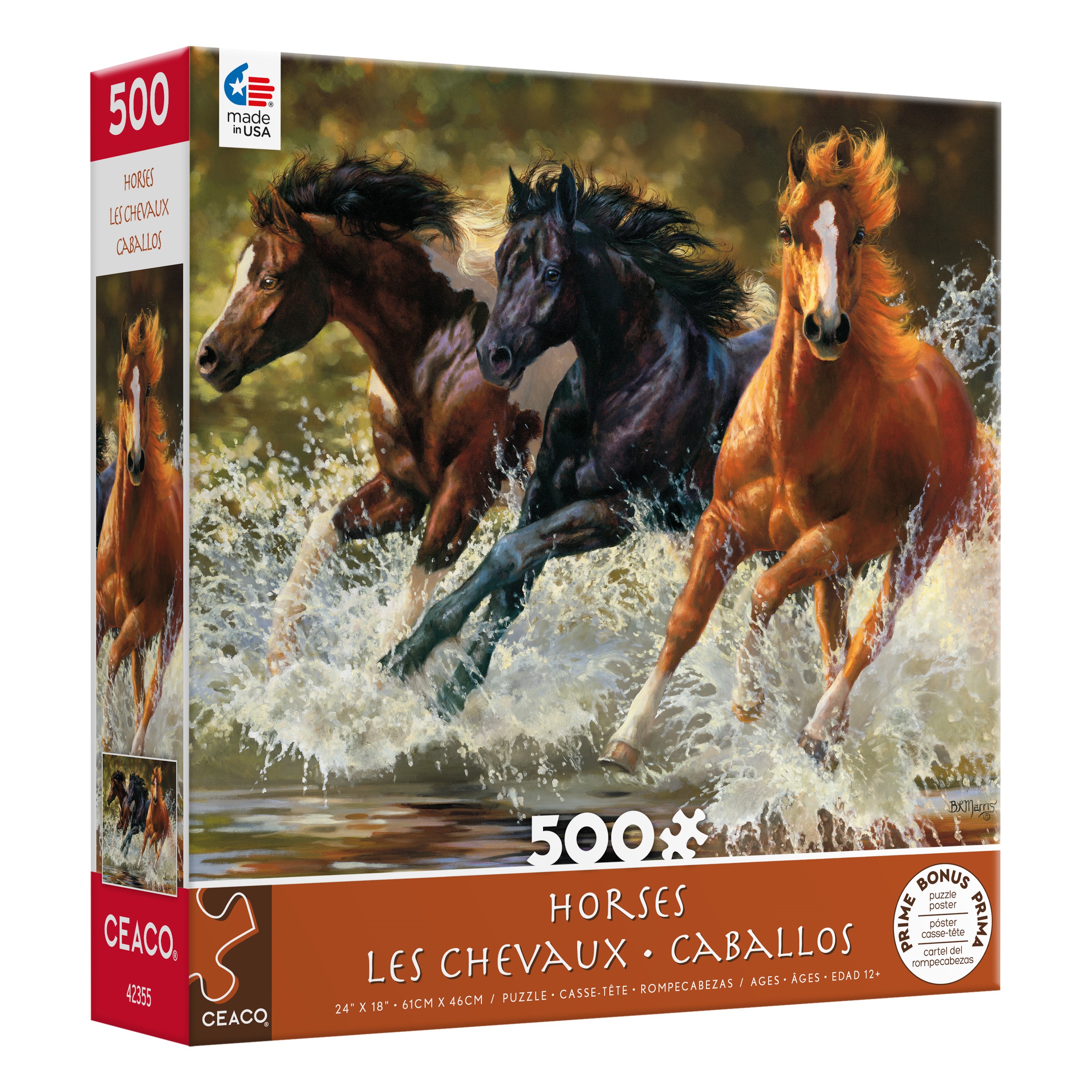 Ceaco Splash 500 Piece Interlocking Jigsaw Puzzle Ceaco