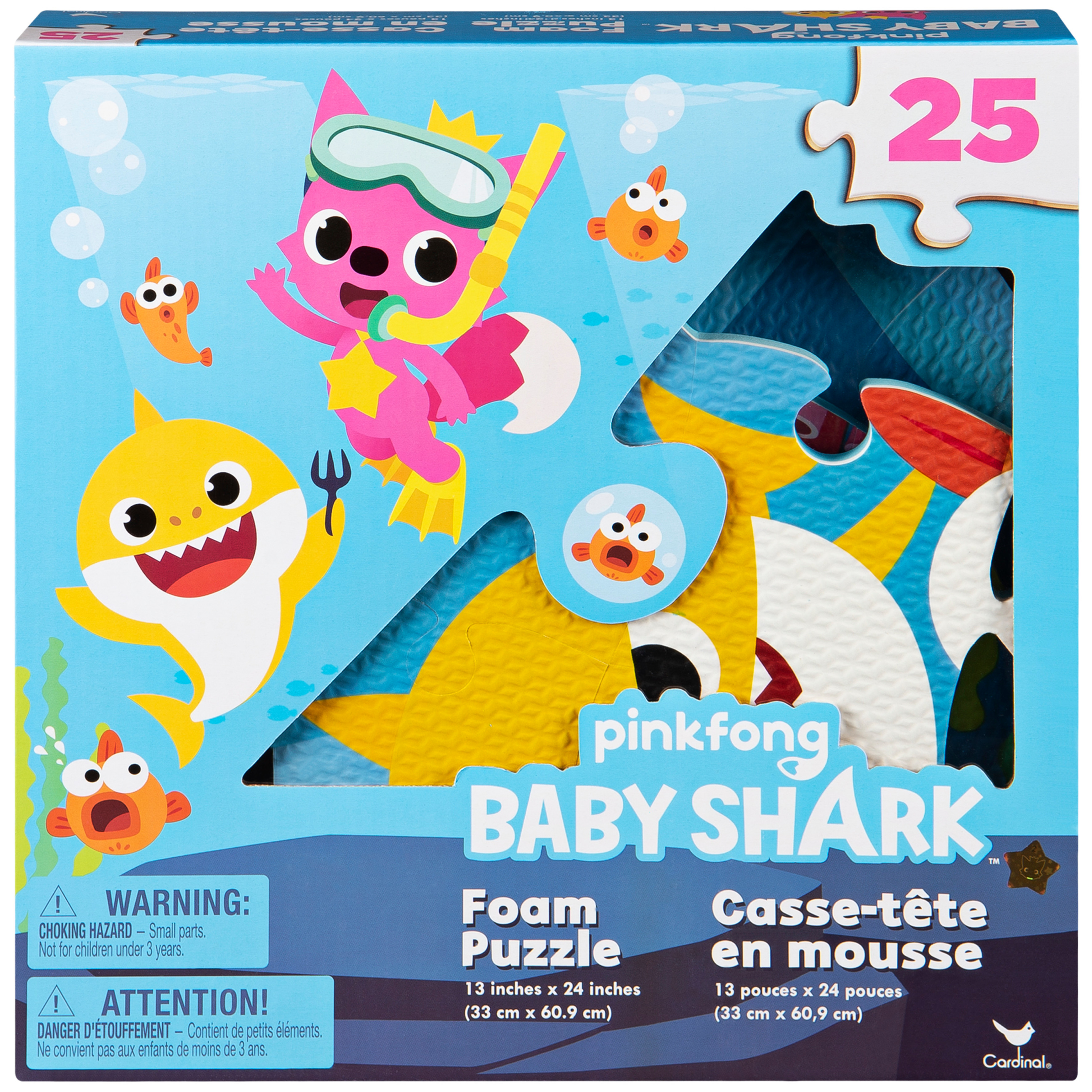 Pinkfong Baby Shark 25-Piece Foam Puzzle Spin Master Games