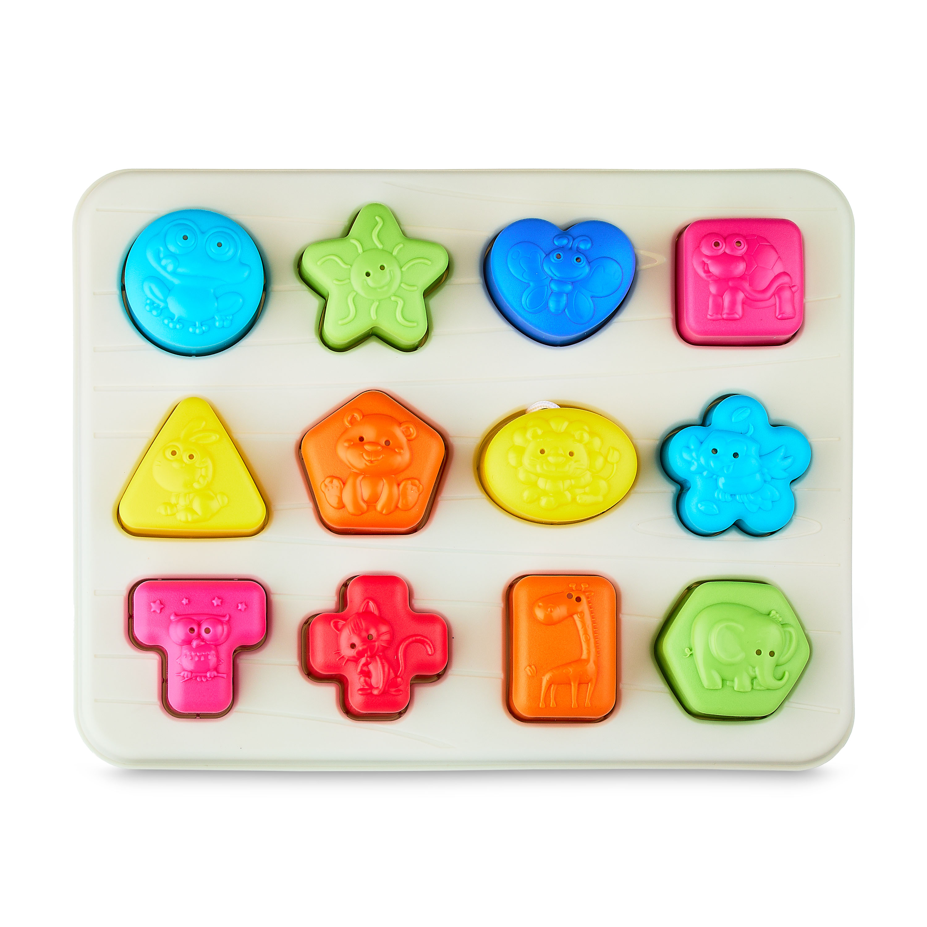 Spark Create Imagine 13-Piece Shape Sorting Sensory Puzzle, for Age Group 6 Months and up, 6m+ Spark Create Imagine