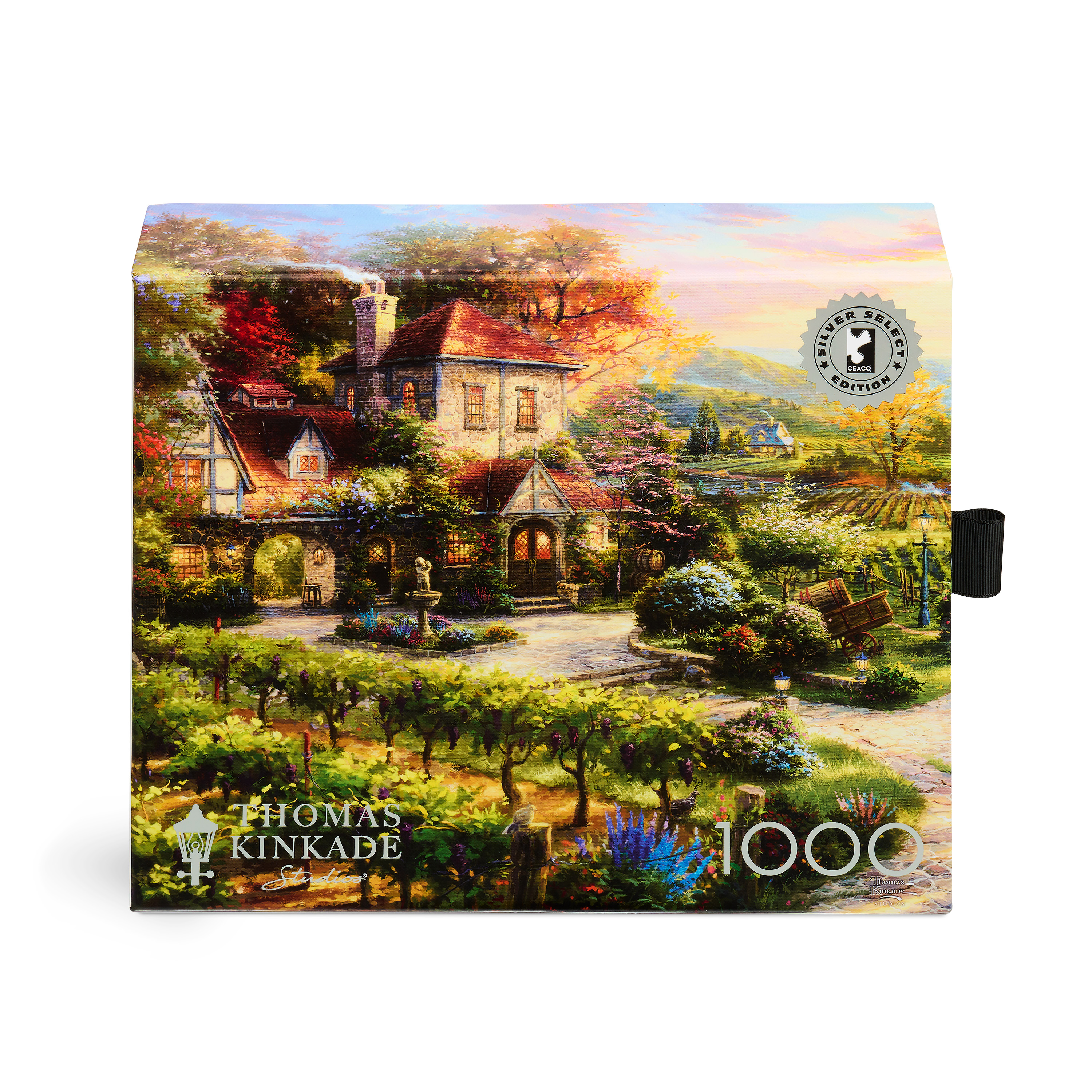 Buffalo Games Silver Select Thomas Kinkade Wine Country Living 1000-Piece Interlocking Jigsaw Puzzle for Adults Ages 14+ Buffalo Games