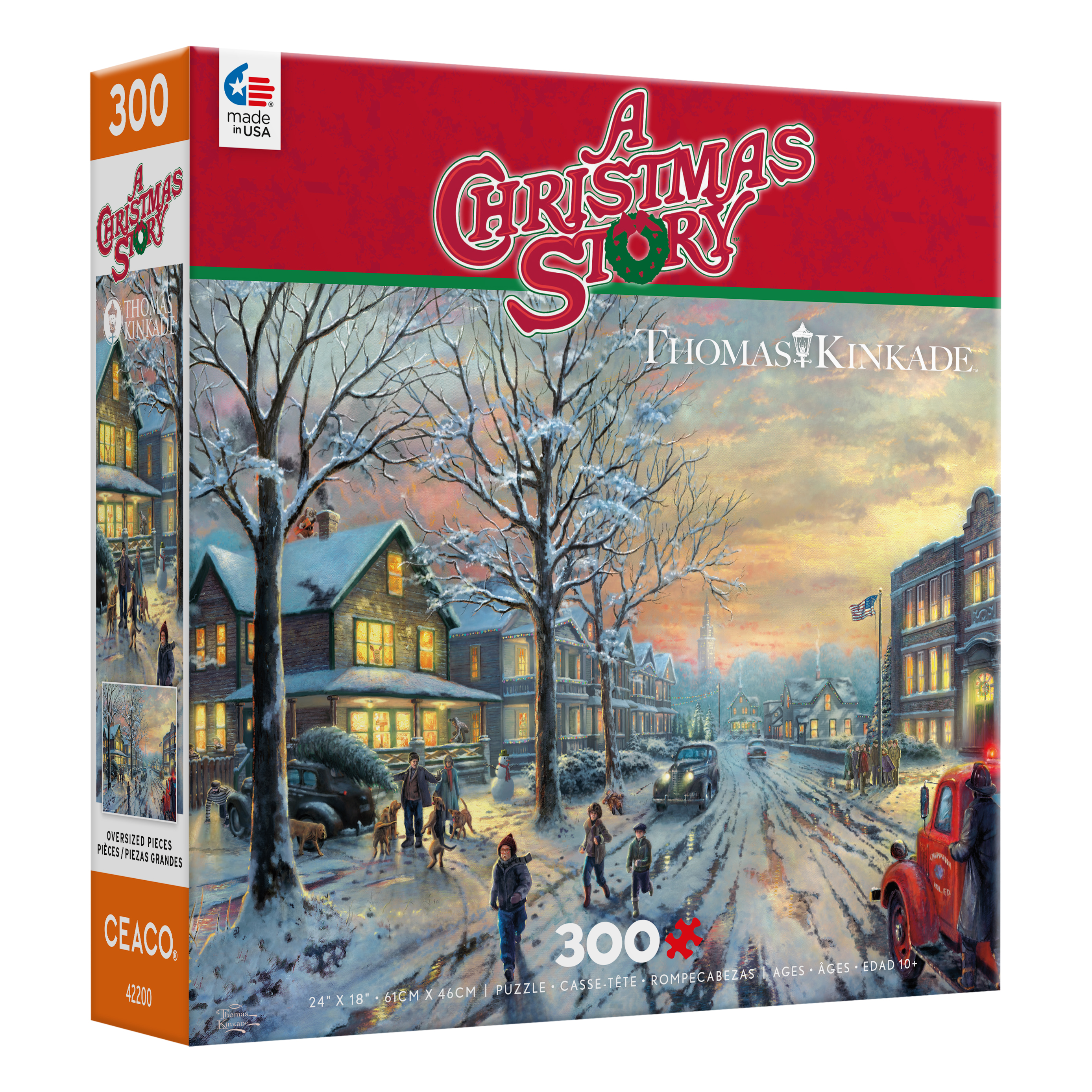 Ceaco A Christmas Story 300 Piece Interlocking Jigsaw Puzzle Ceaco