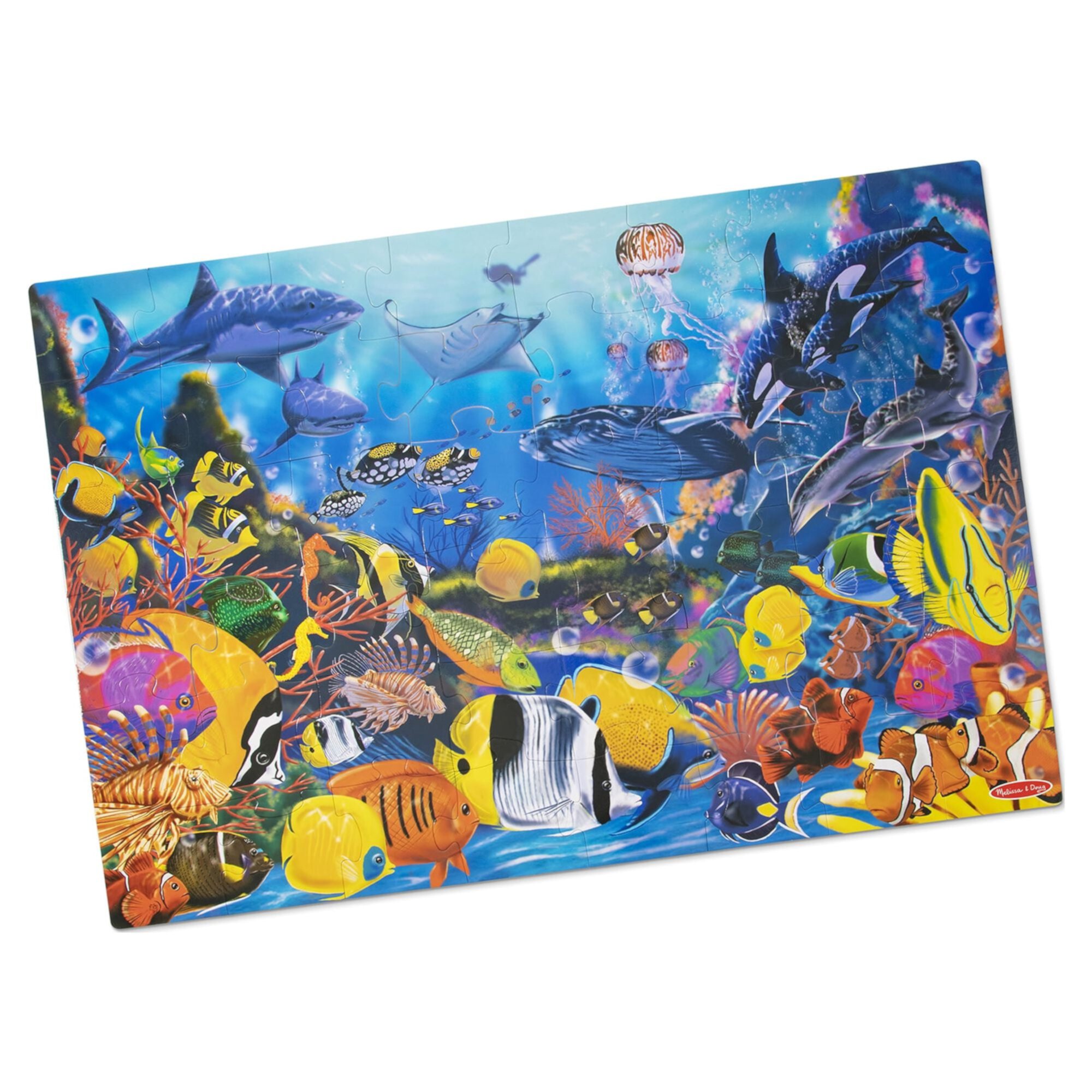 Melissa & Doug Underwater Ocean Floor Puzzle (48 pcs, 2 x 3 feet) - FSC Certified Melissa & Doug