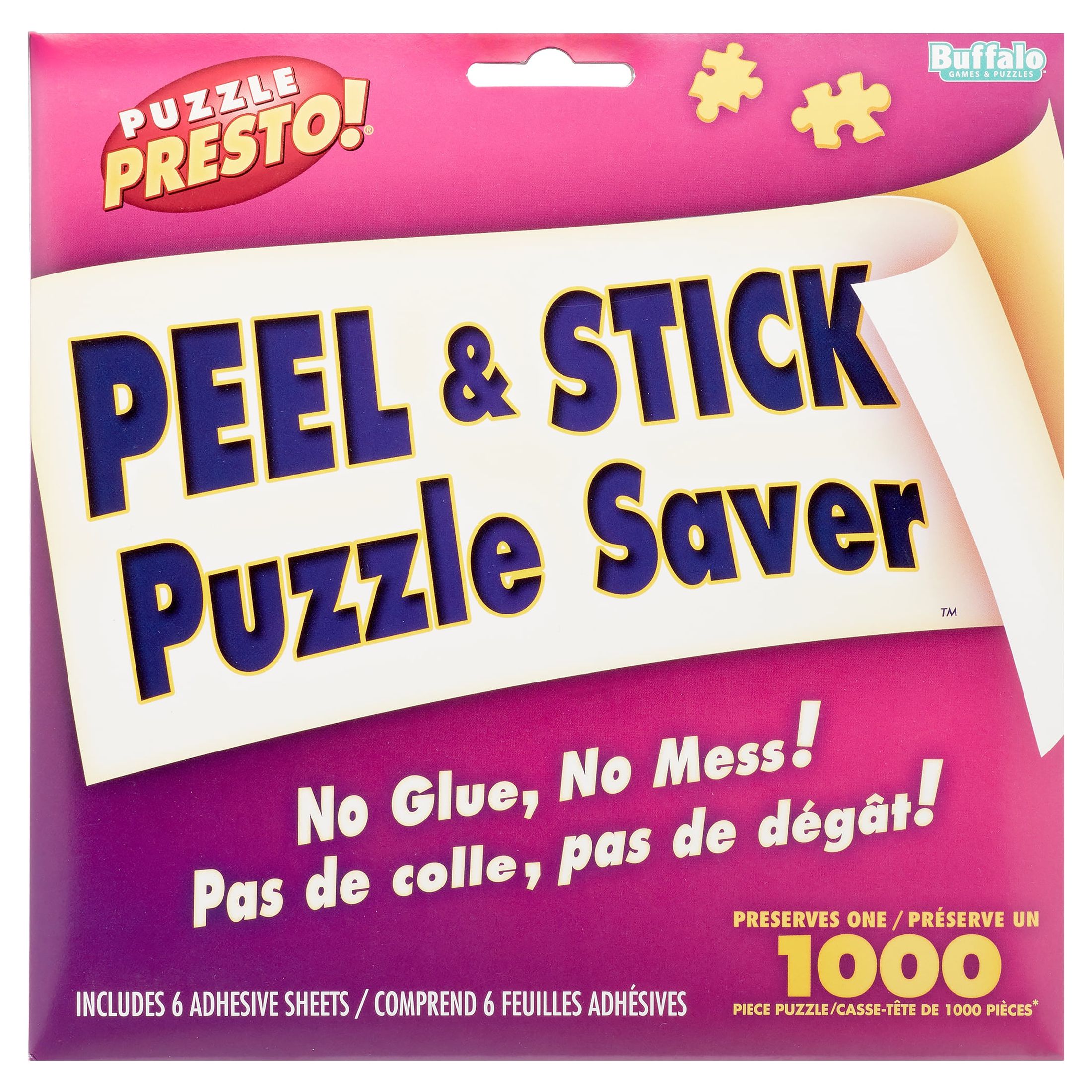 Puzzle Presto Peel and Stick Puzzle Saver for Puzzles up to 1000 Pieces, by Buffalo Games Buffalo Games