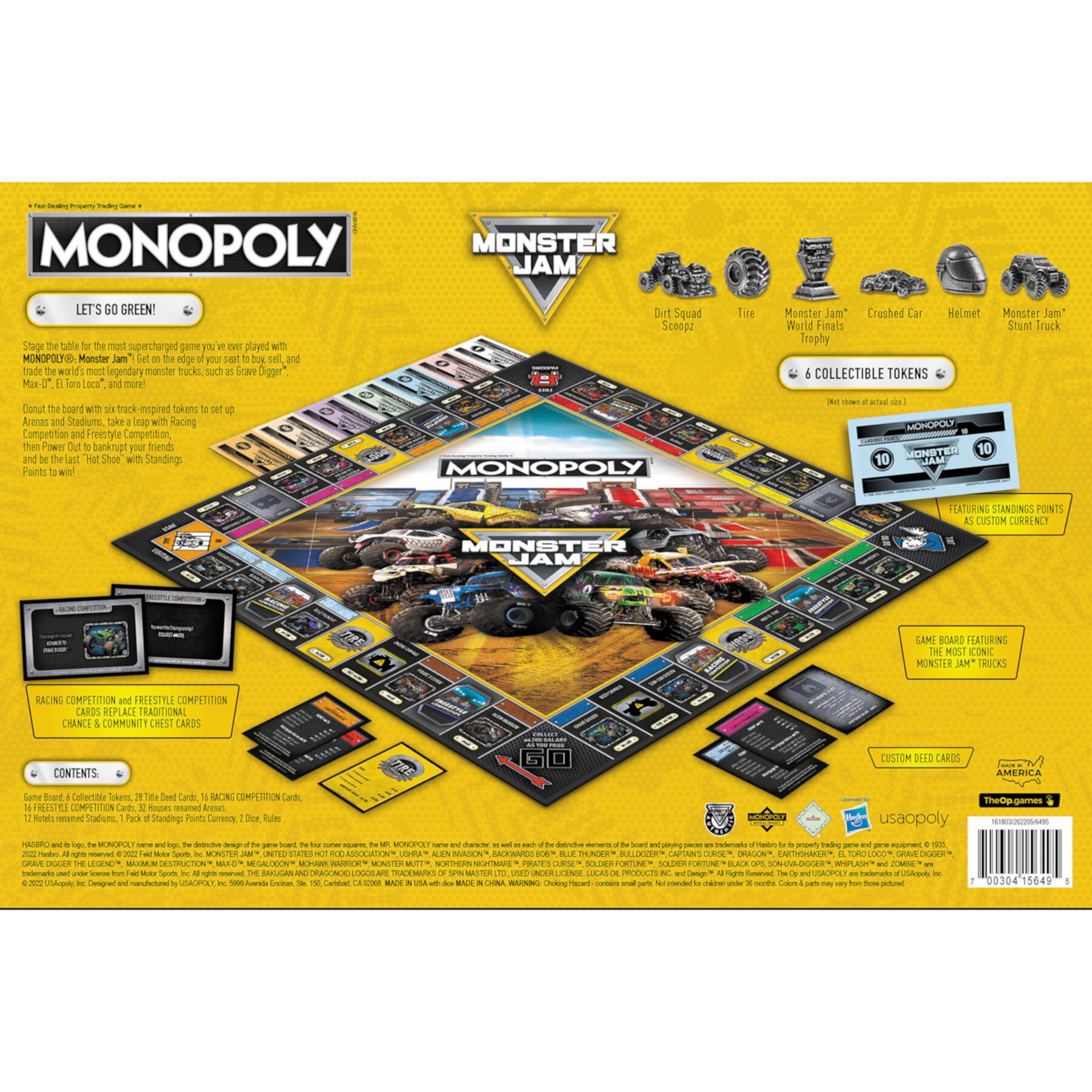 MONOPOLY®: Monster Jam™ Monopoly