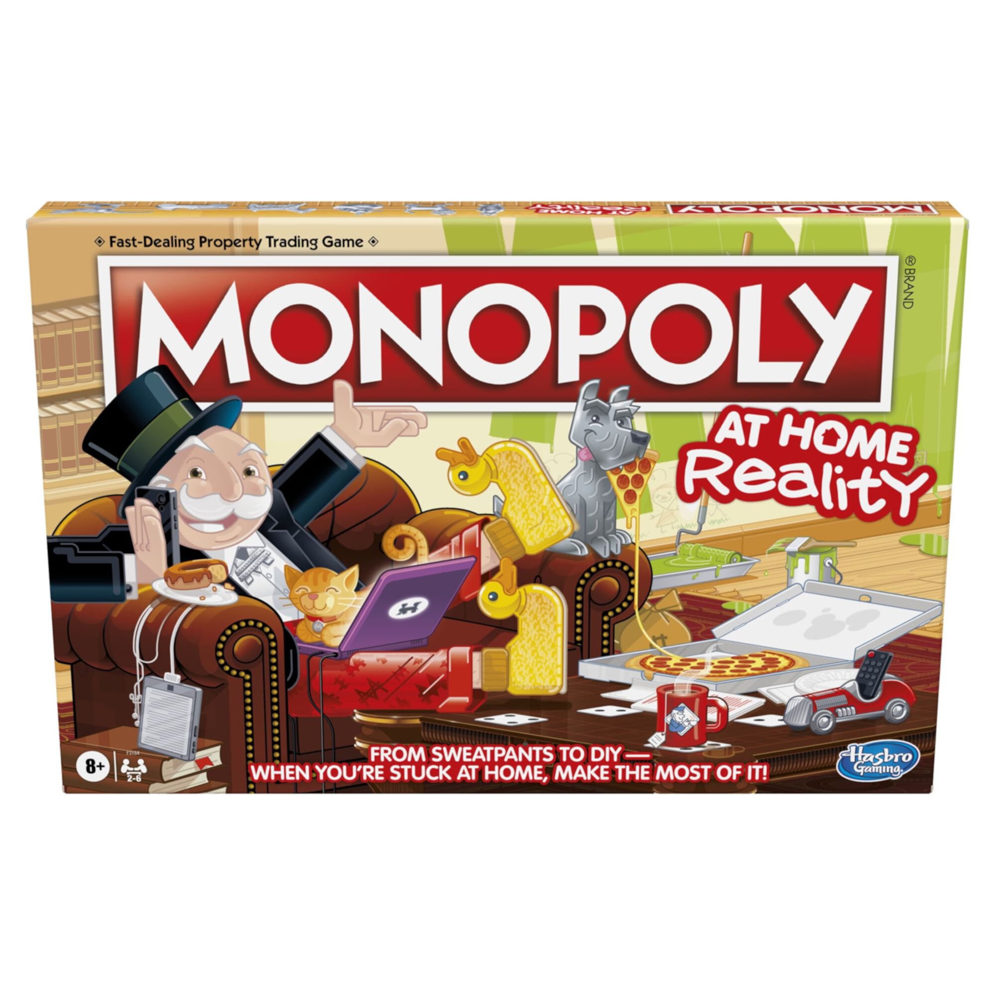 Monopoly Game: At Home Reality Edition Family Board Game Monopoly