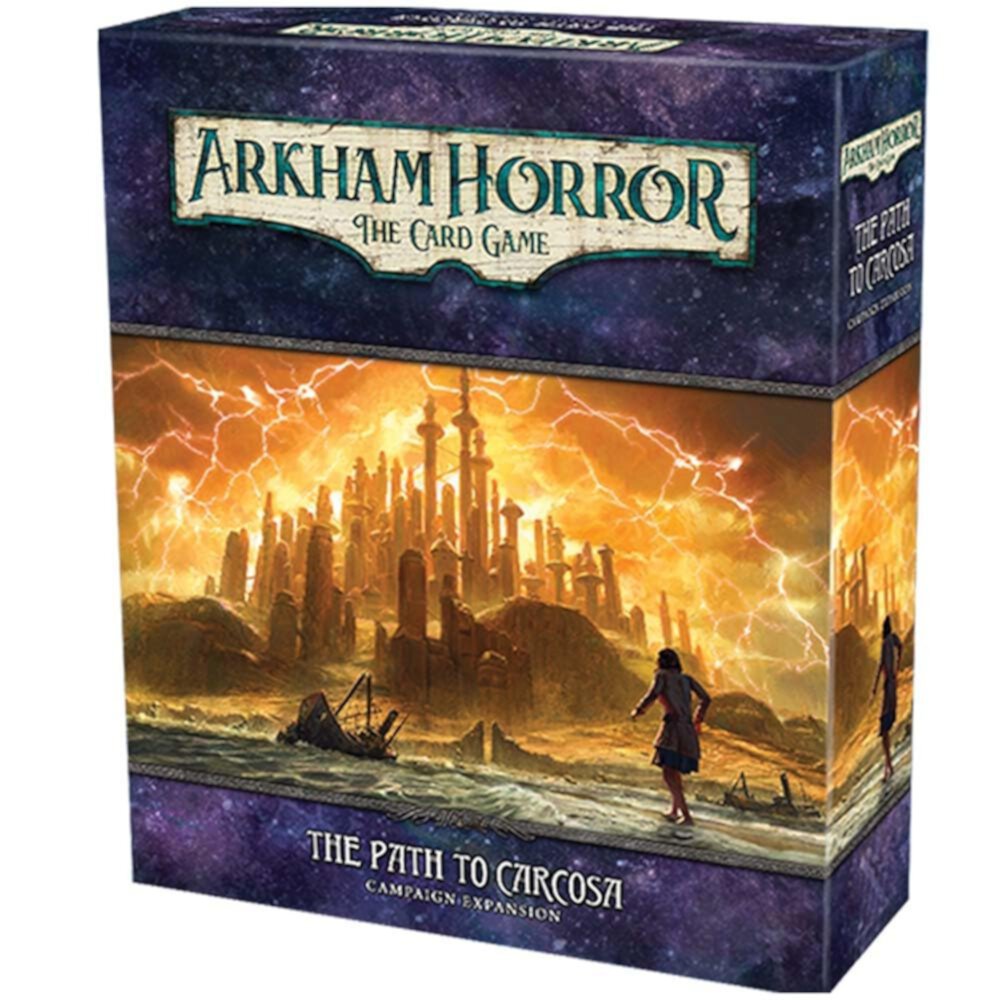 Fantasy Flight Games Arkham Horror The Card Game The Path to Carcosa Expansion | Horror Game | Mystery Game | Cooperative Card Game | Ages 14+ | 1-2 Players | Avg. Playtime 1-2 Hours | Made C40 Fantasy Flight Games