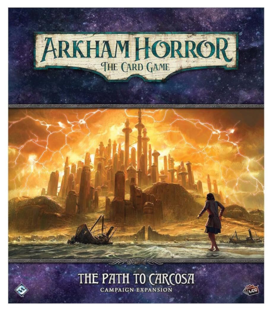 Fantasy Flight Games Arkham Horror The Card Game The Path to Carcosa Expansion | Horror Game | Mystery Game | Cooperative Card Game | Ages 14+ | 1-2 Players | Avg. Playtime 1-2 Hours | Made C37 Fantasy Flight Games