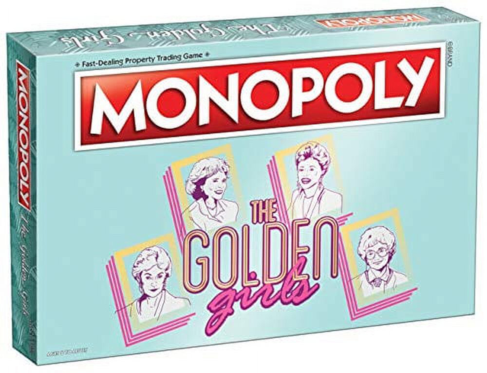 USAOPOLY Monopoly The Golden Girls Board Game | Golden Girls TV Show Themed Game | Officially Licensed Golden Girls Merchandise | Themed Monopoly Board Game USAopoly