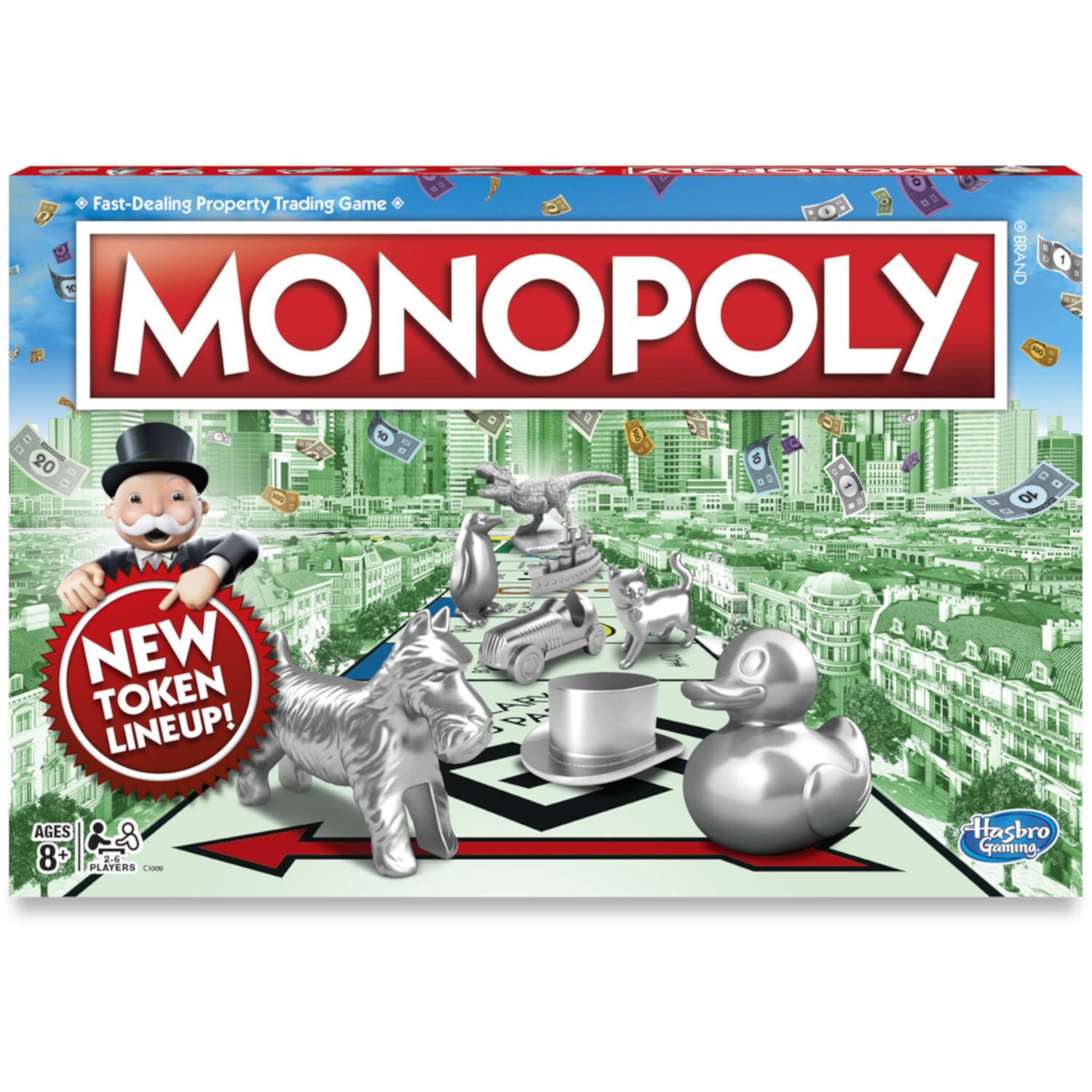 Monopoly Board Game for Kids and Family Ages 8 and Up, 2-6 Players Monopoly