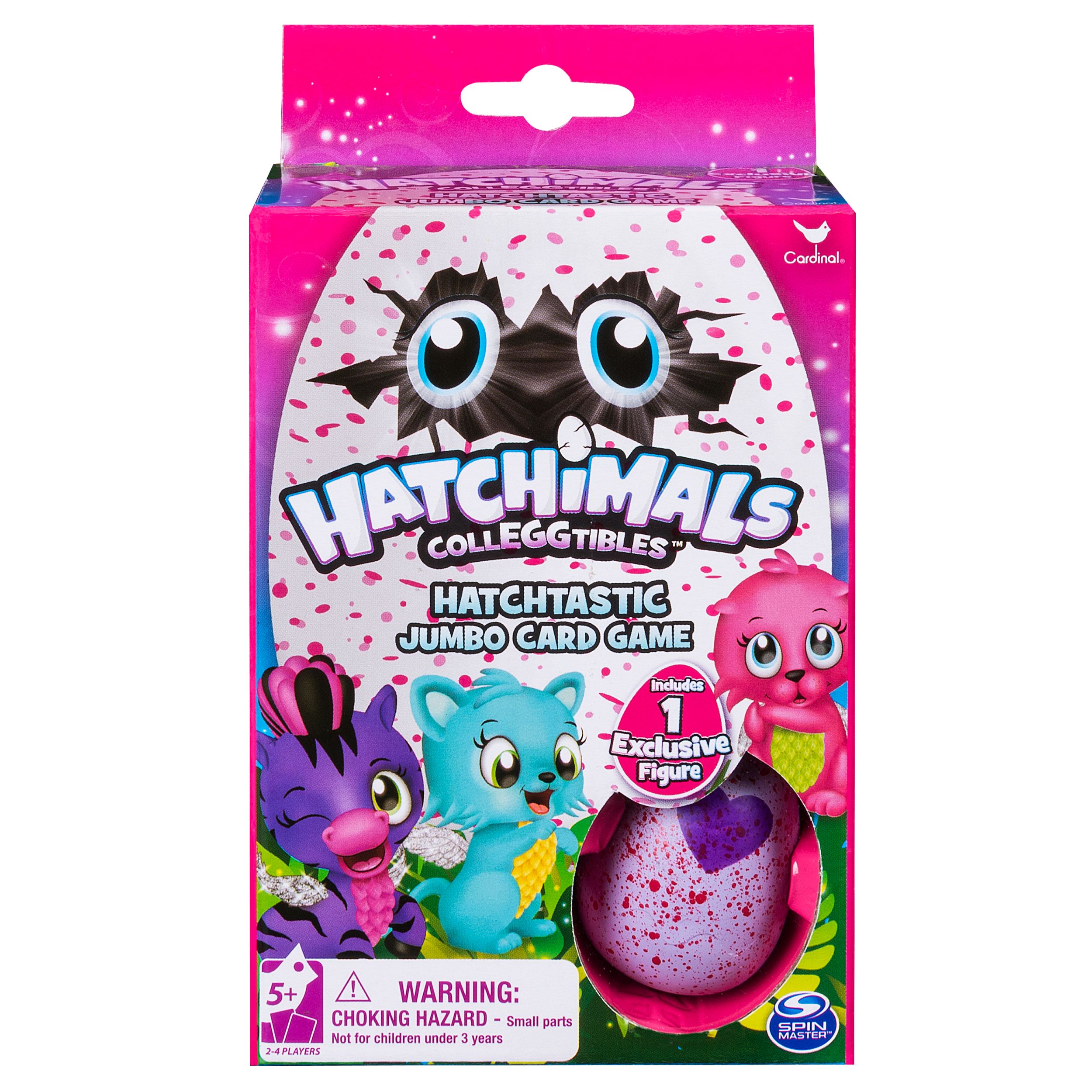 Hatchimals Jumbo Card Game with Surprise Mystery Figure Spin Master Games