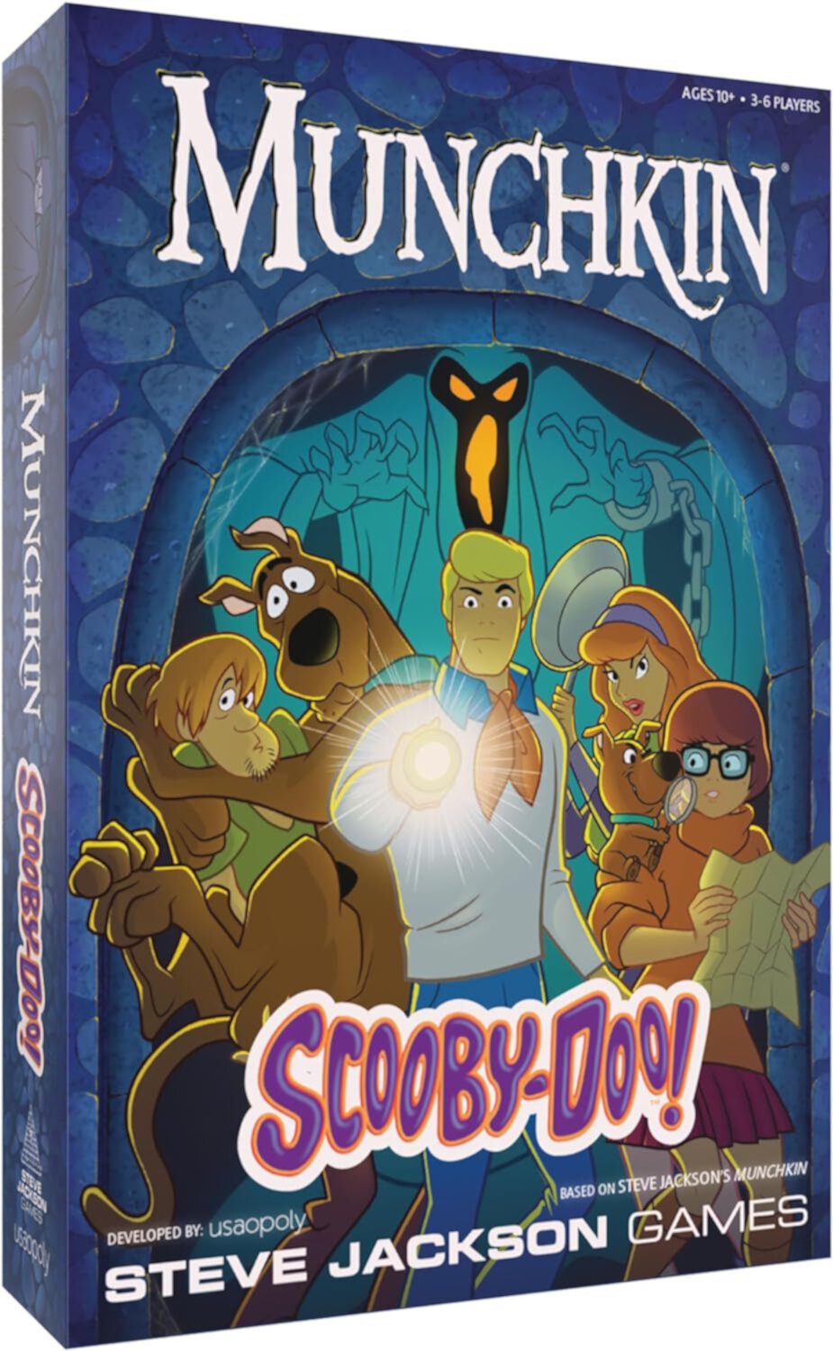 Munchkin Scooby-Doo Card Game | Based on The Steve Jackson Munchkin Series | Featuring Scooby-Doo and Mystery Inc. Characters | Officially Licensed Card Game USAopoly