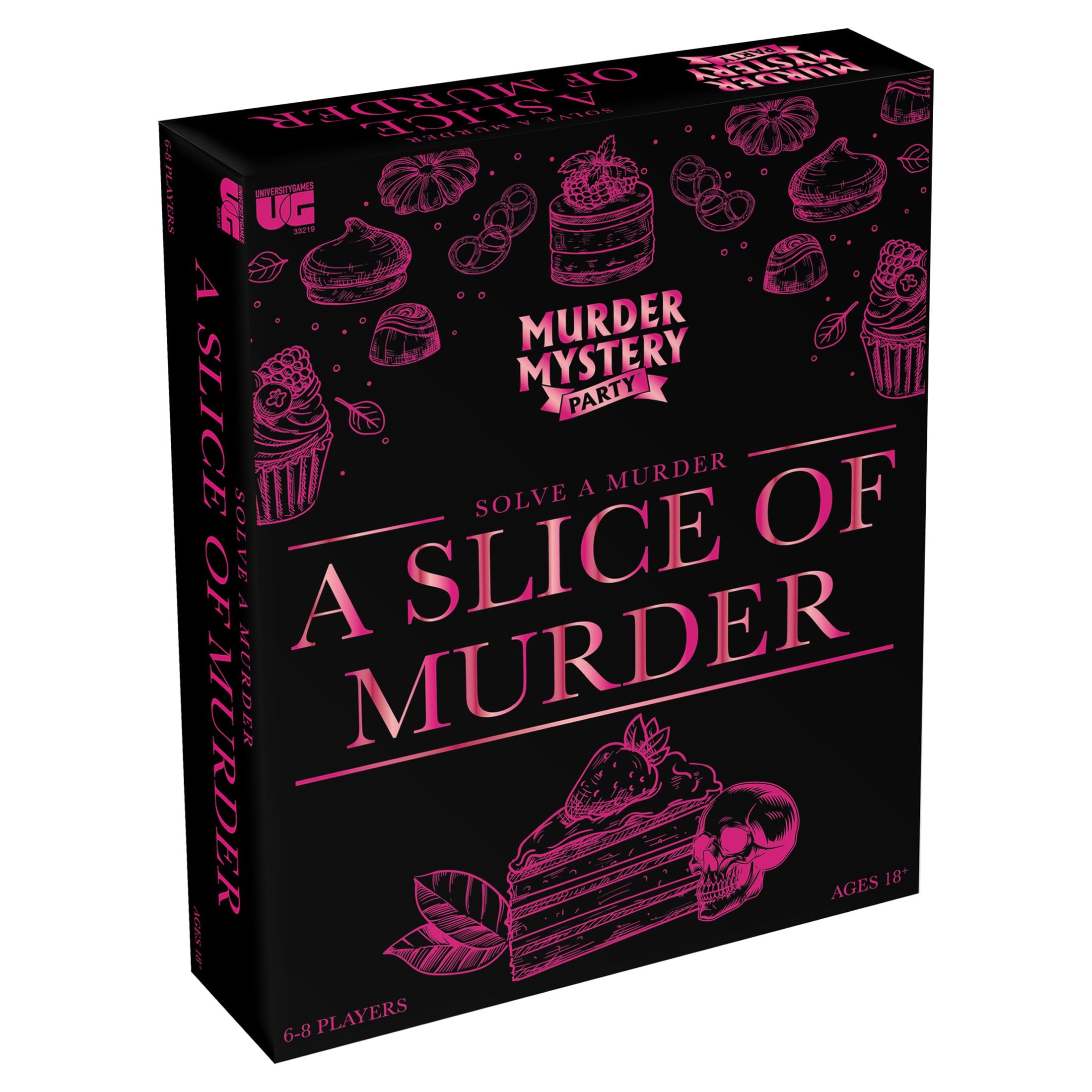 Murder Mystery Party: Slice of Murder, for 8 Adult Players University Games