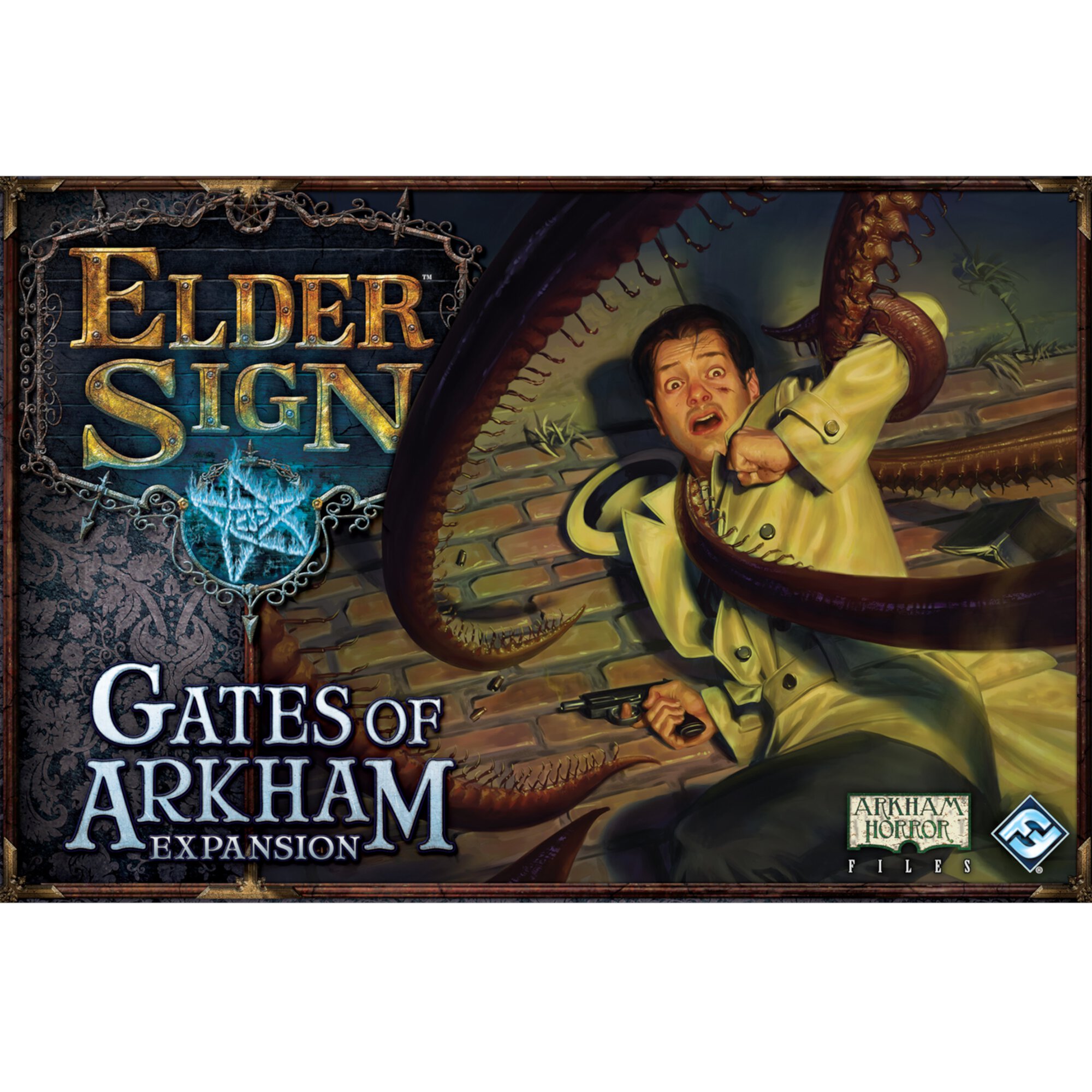 Elder Sign Cooperative Dice Game: the Gates of Arkham Expansion for Ages 14 and up, from Asmodee Asmodee