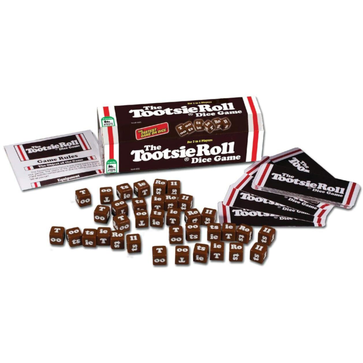 TDC Games The Tootsie Roll Dice Game - 36 Dice Included TDC Games