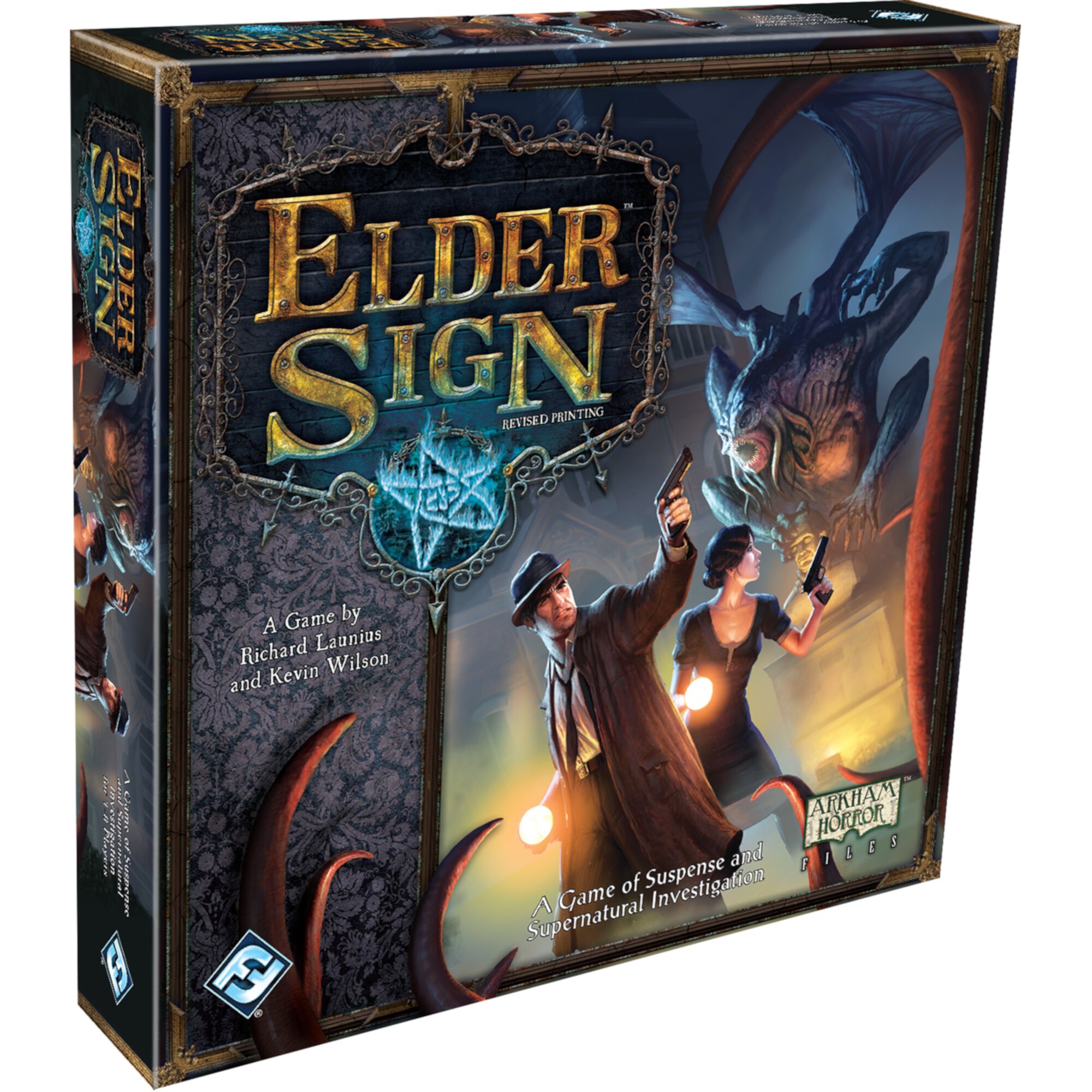 Elder Sign Cooperative Dice Game for Ages 12 and up, from Asmodee Asmodee