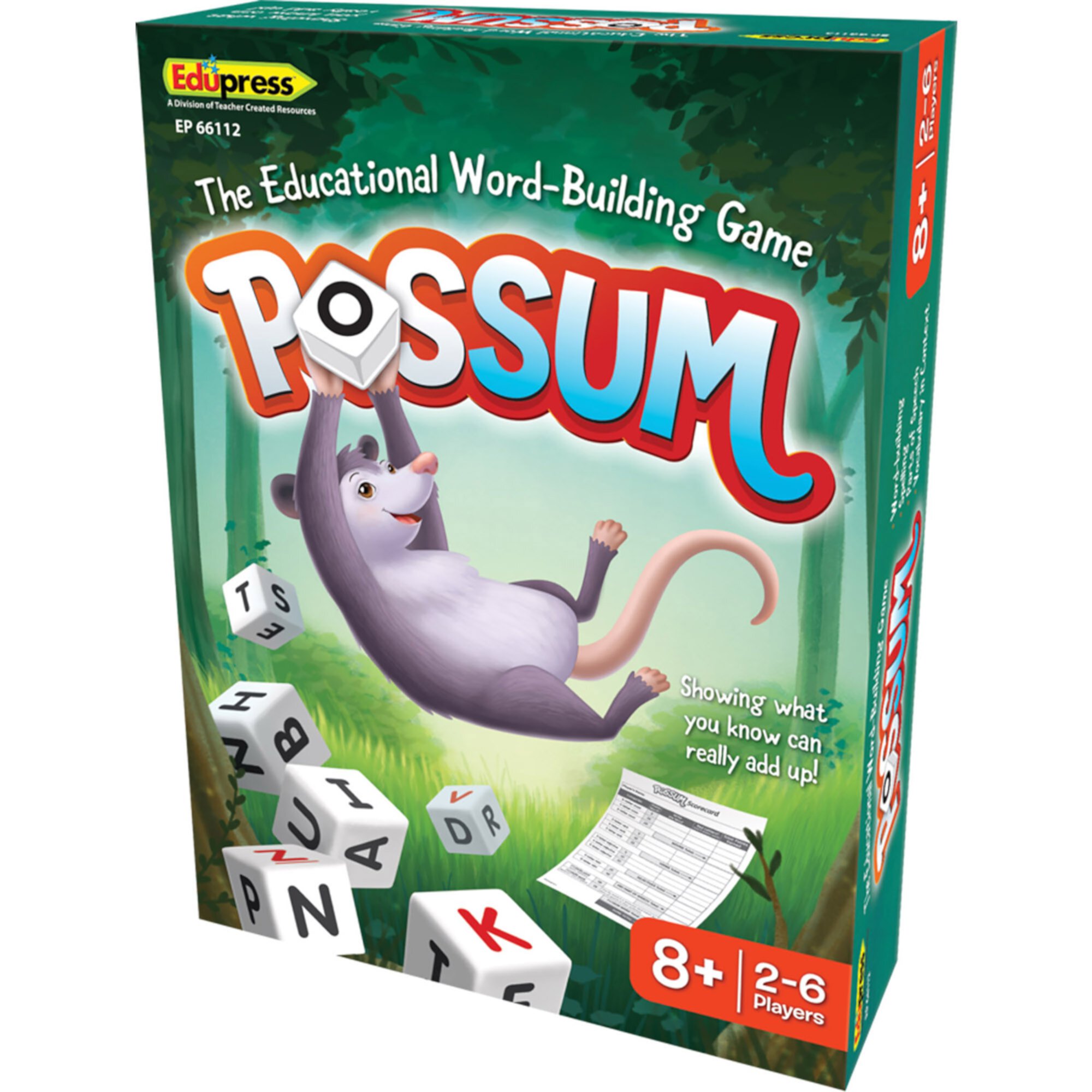 POSSUM Dice Game, by Teacher Created Resources Teacher Created Resources