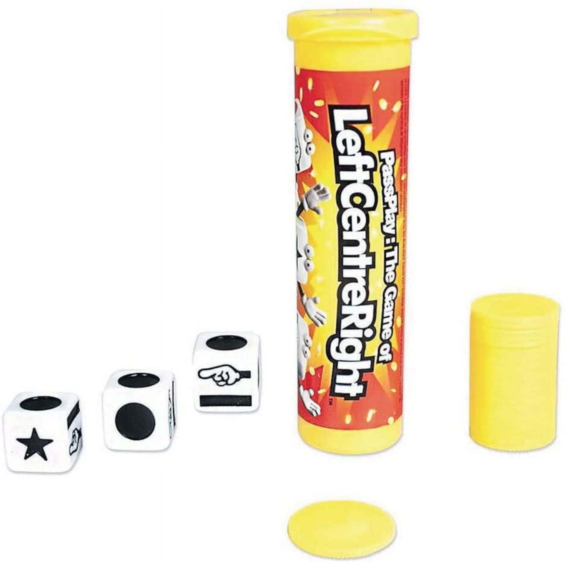 Left Center Right Dice Game - Styles Vary Tube/Tin, The addictive dice game thats fast, easy and provides hours of fun! By Visit the Spin Master Store Spin Master Games