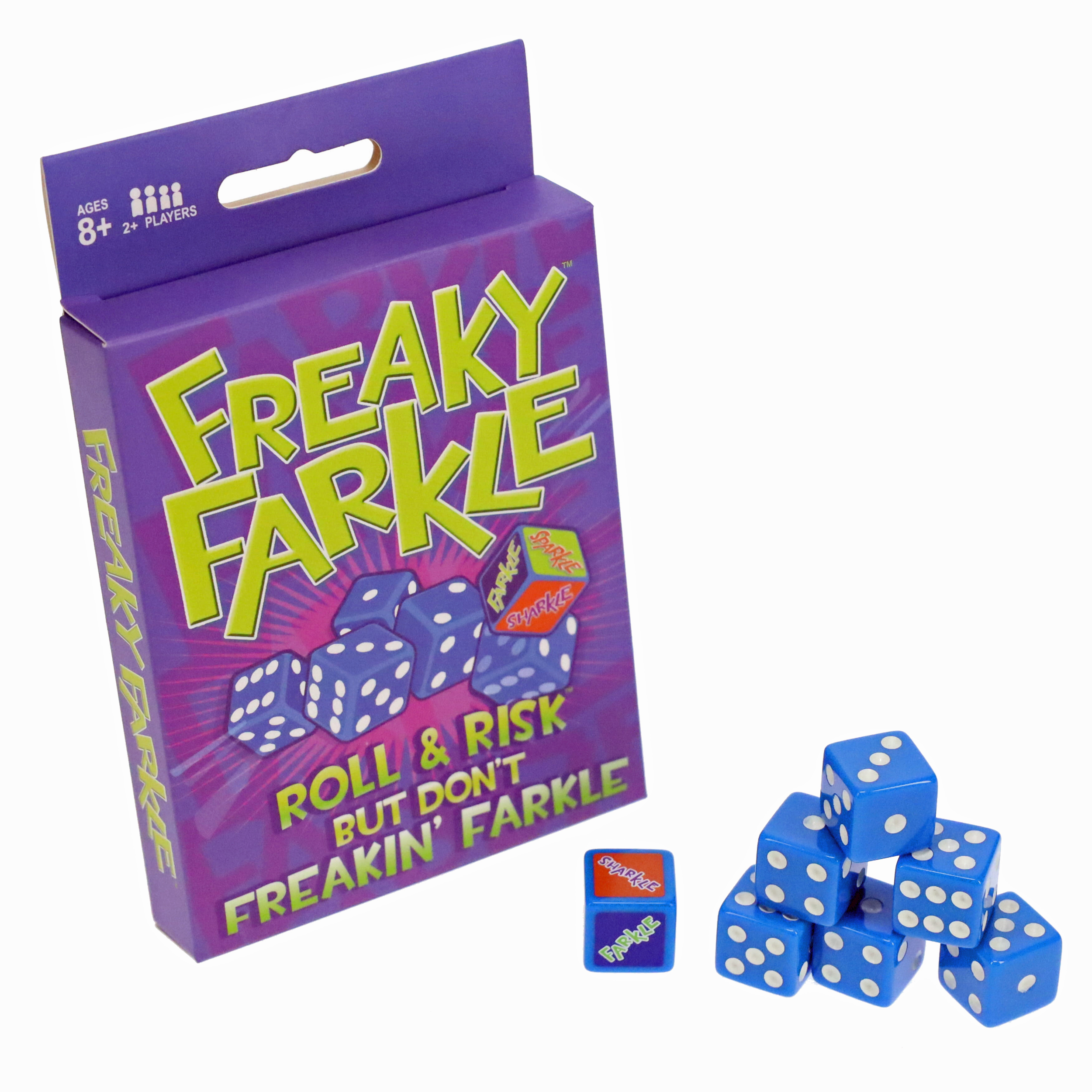 TDC Games Freaky Farkle Dice Game - 7 Dice - Travel Dice Game TDC Games