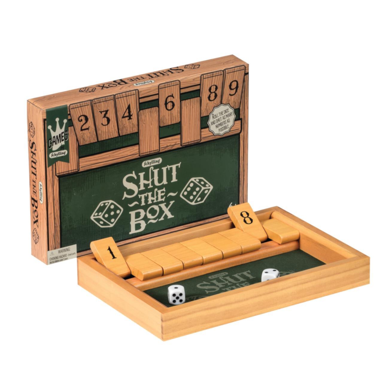 Schylling Shut the Box Dice Game Schylling